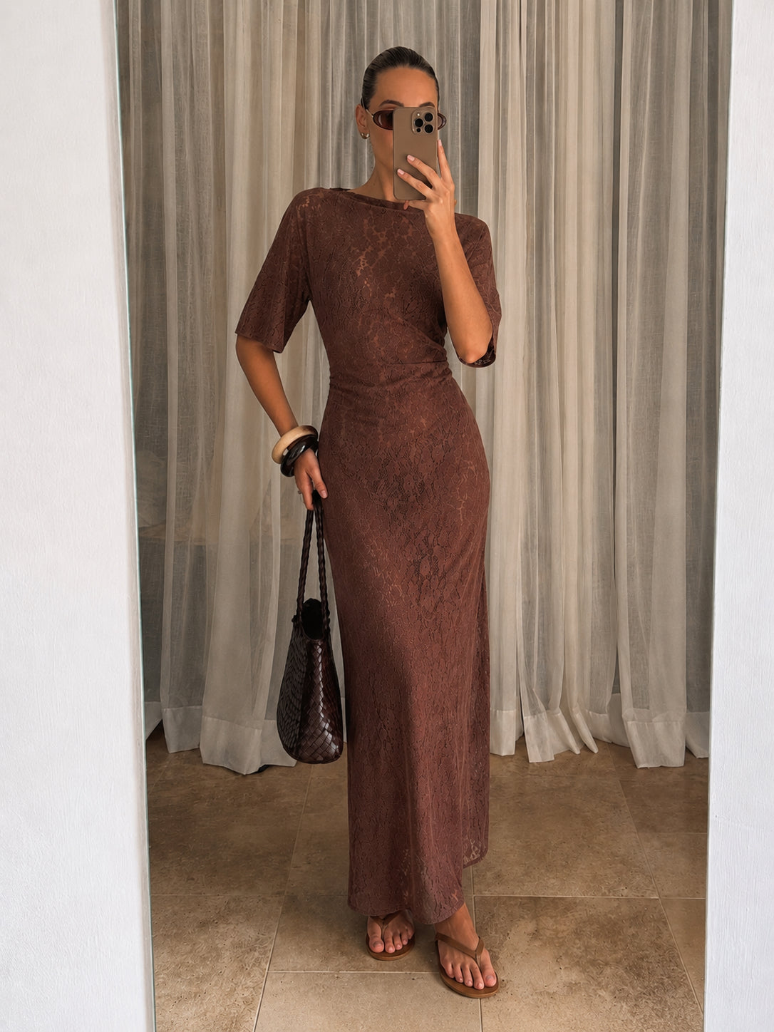 Suvi Crochet T-shirt Dress