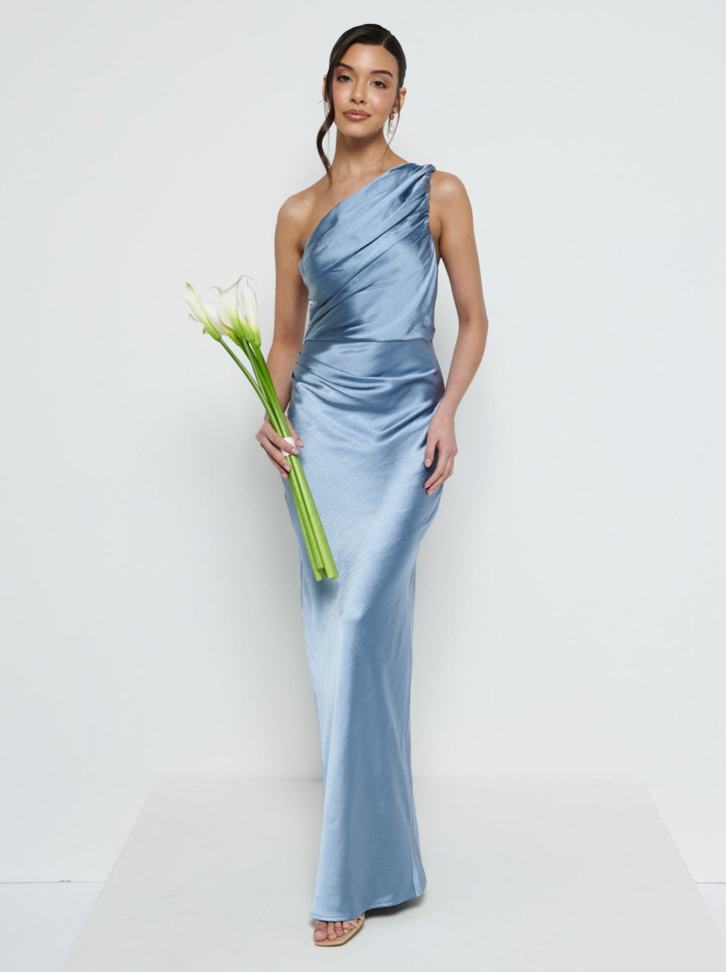 Juliet Ruched Maxi Bridesmaid Dress