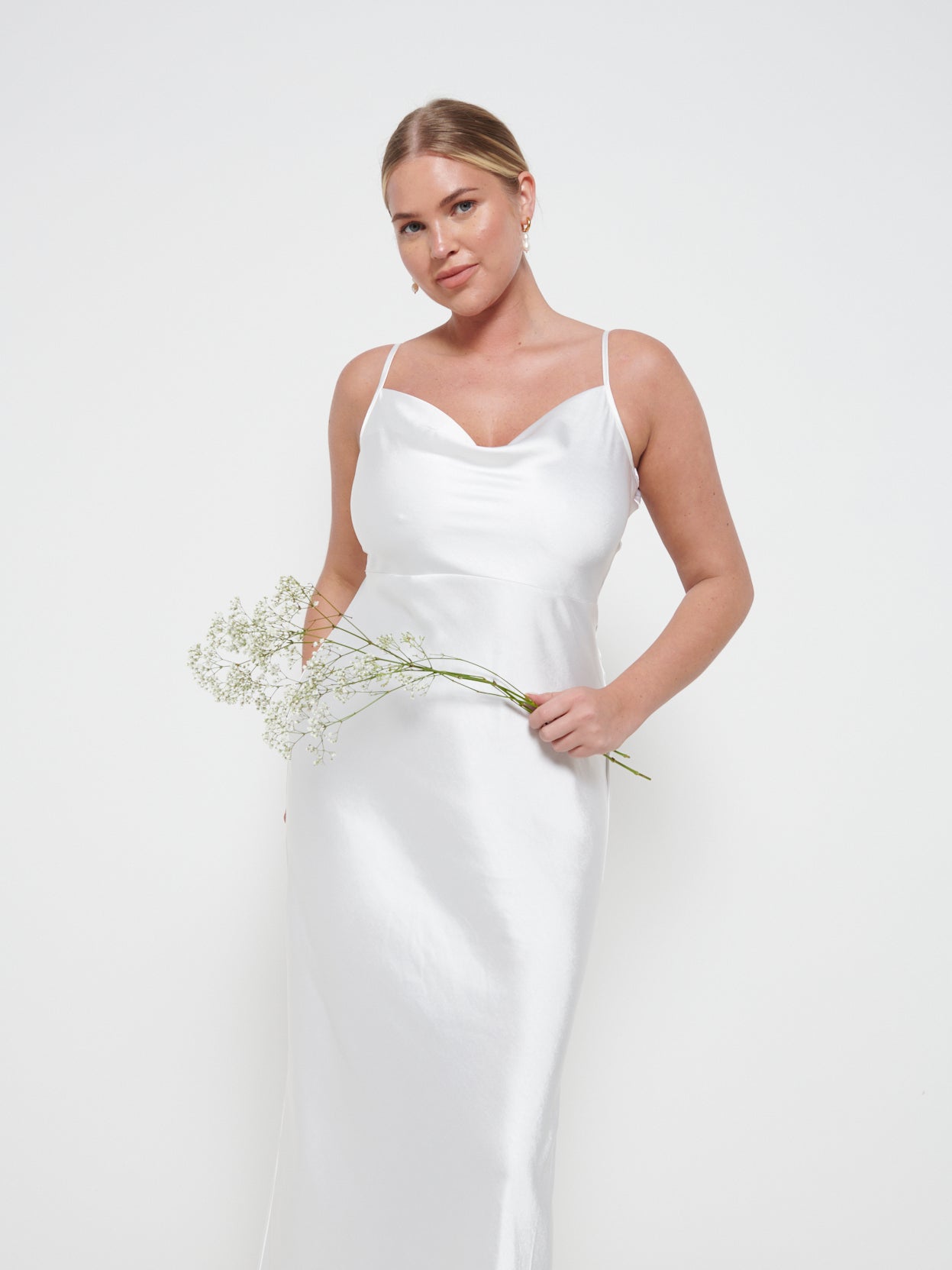Keisha Maxi Bridesmaid Dress - Matte Ivory