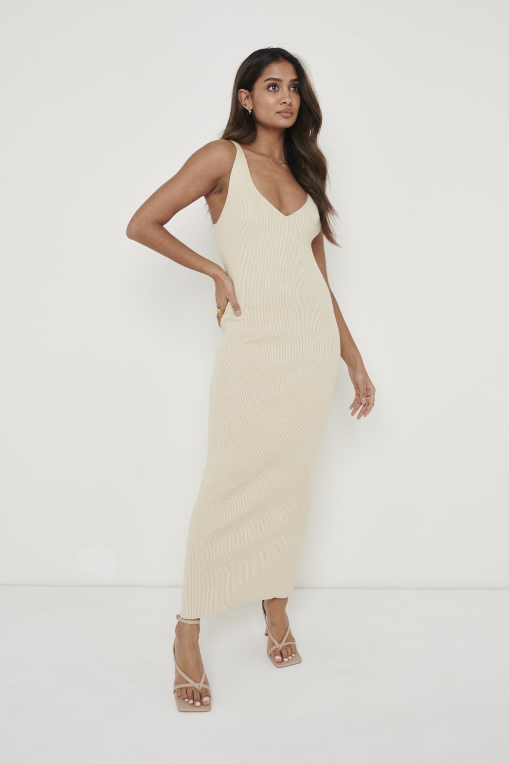 Larissa Dress Light Beige