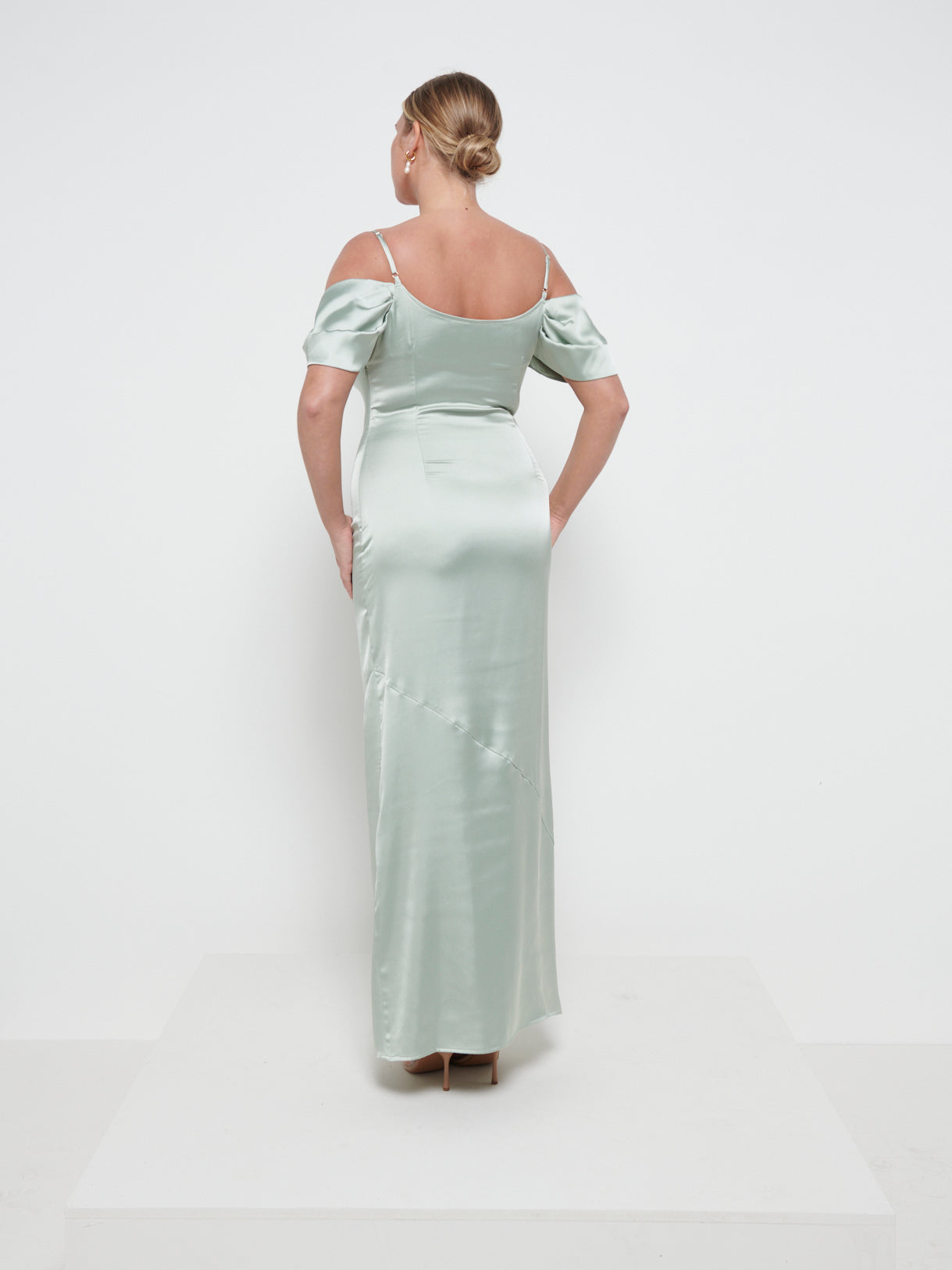 Lucette Recycled Maxi Bridesmaid Dress - Sage