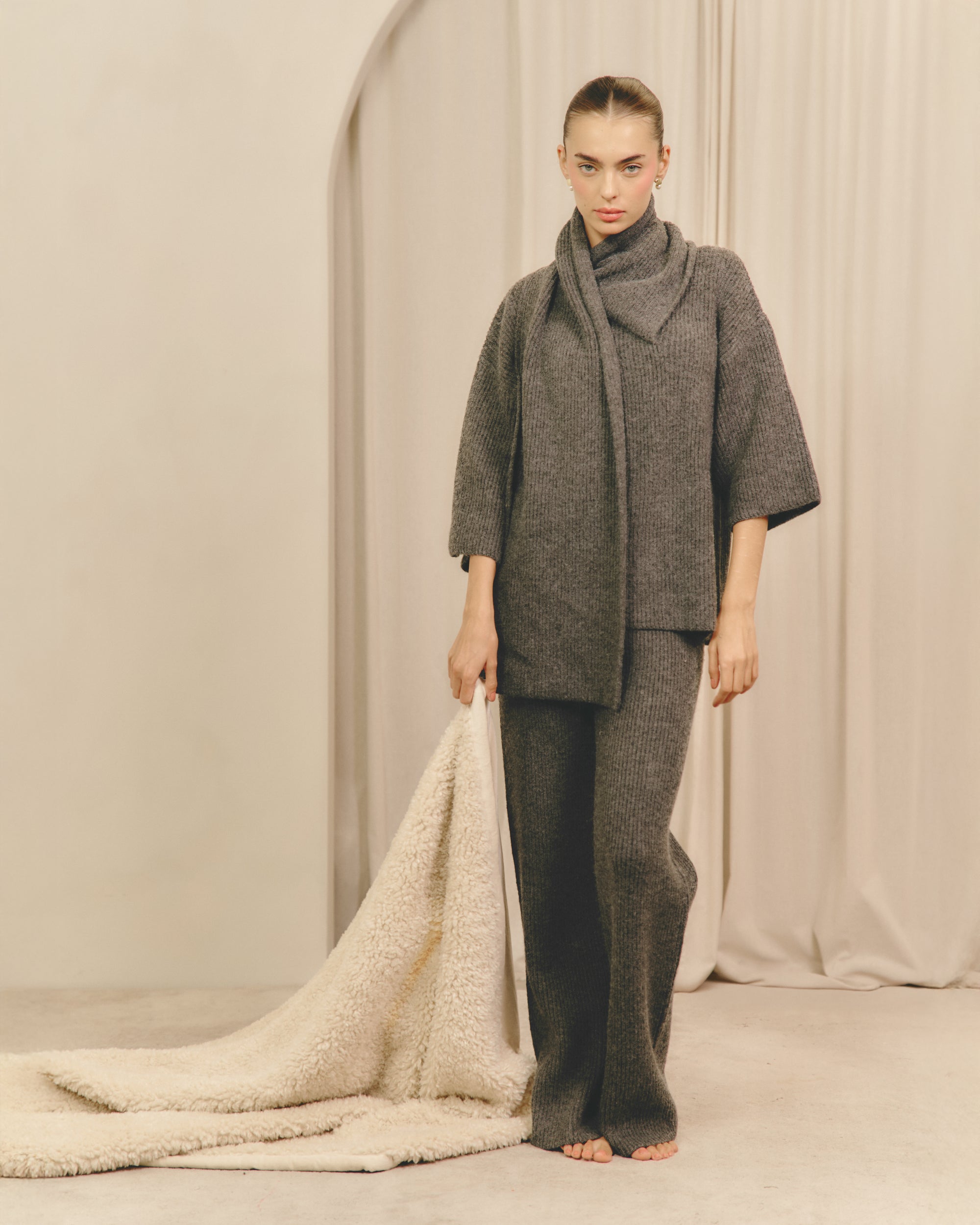 beautrix-knit-attached-scarf-jumper-charcoal-pretty-lavish