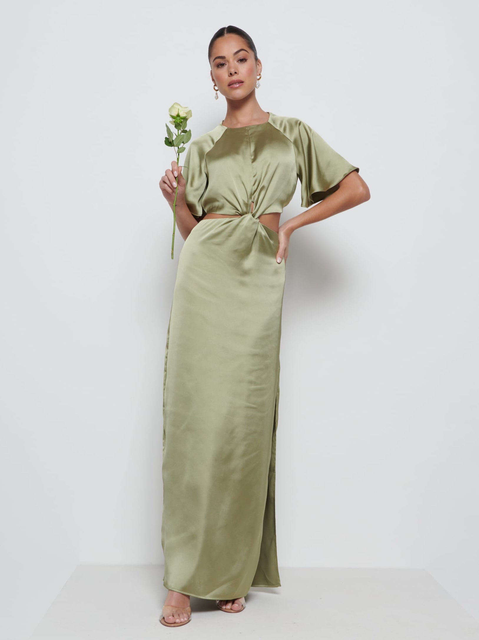 Zara Twist Knot Bridesmaid Dress
