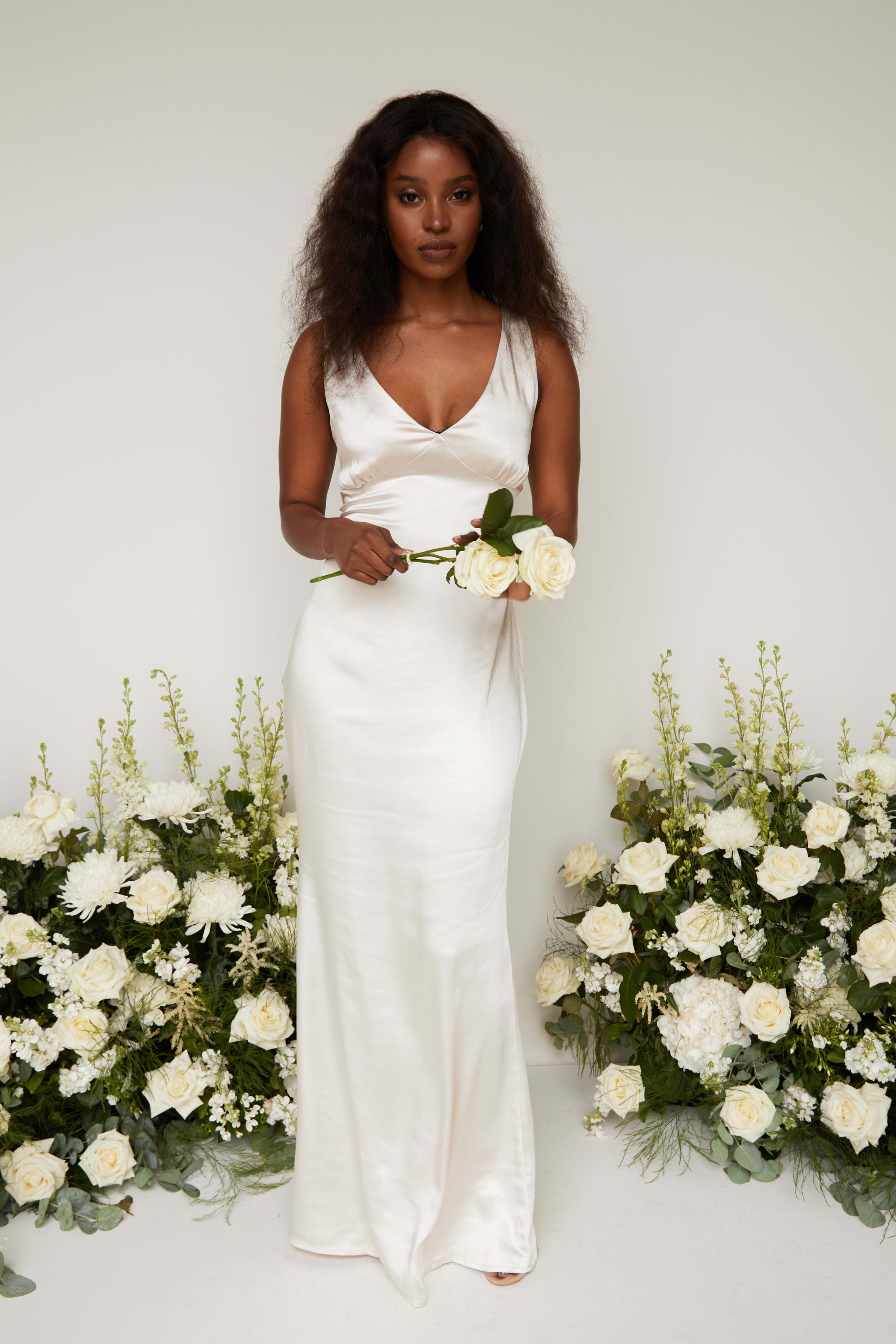 Esmee Maxi Bridesmaid Dress - Matte Champagne  Pretty Lavish