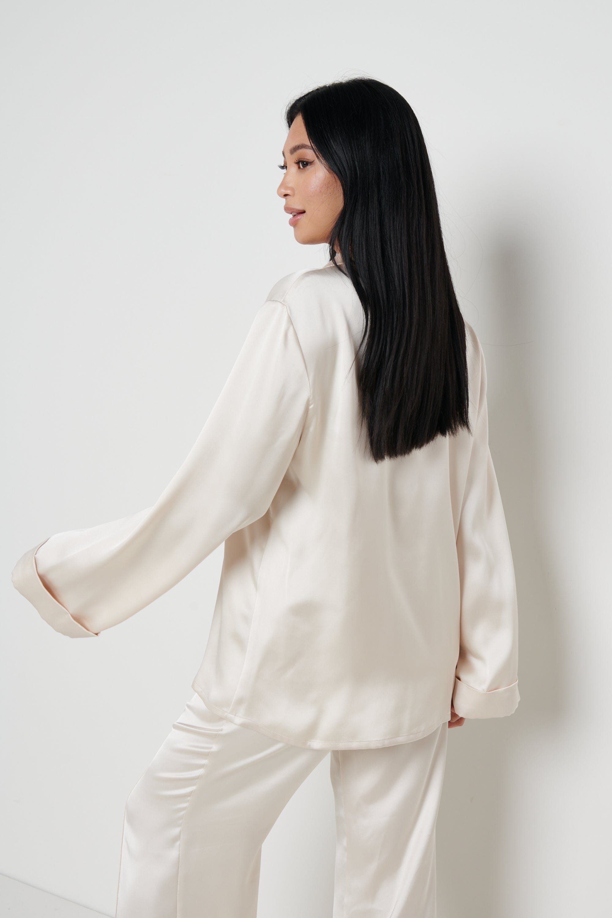 Hailee Relaxed Blouse - Oyster