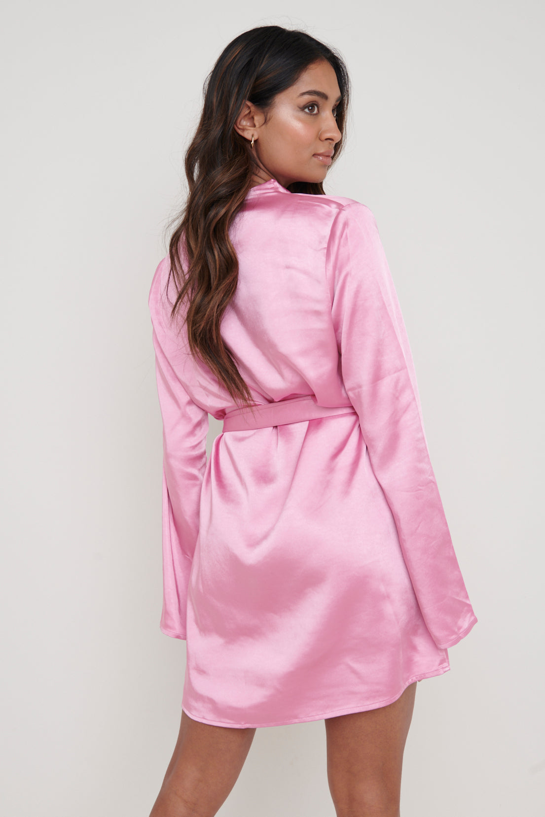 Jayda Cowl Neck Dress - Pink