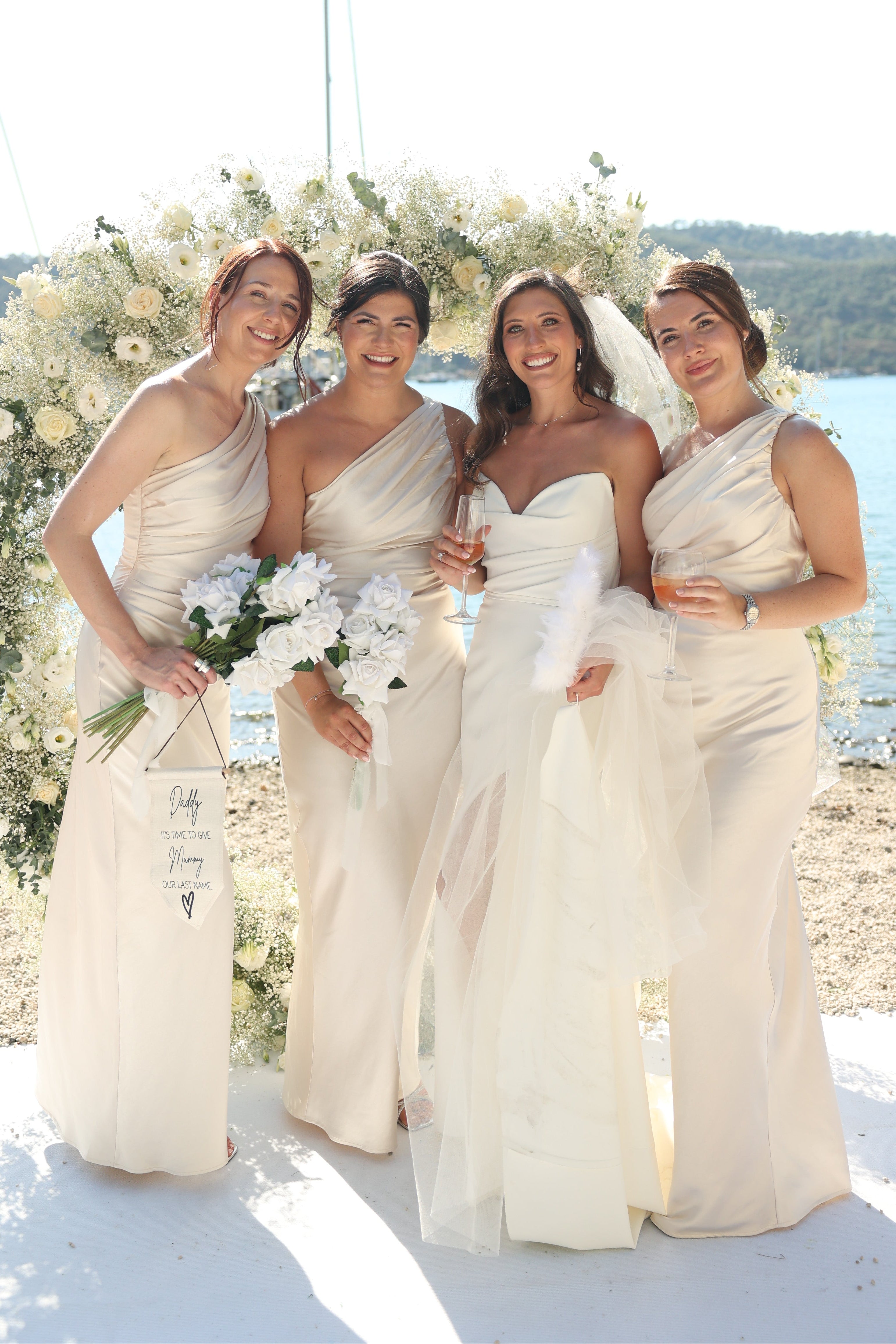Juliet Ruched Maxi Bridesmaid Dress