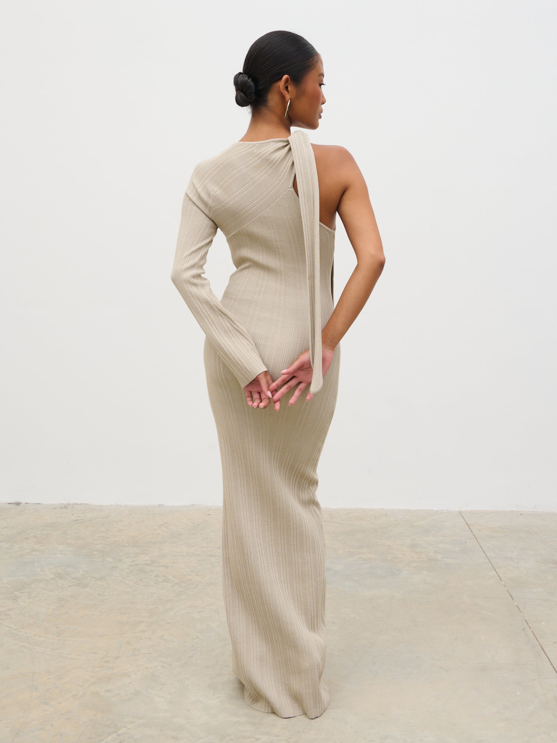 allegra maxi dress champagne Allegra Maxi Dress Champagne