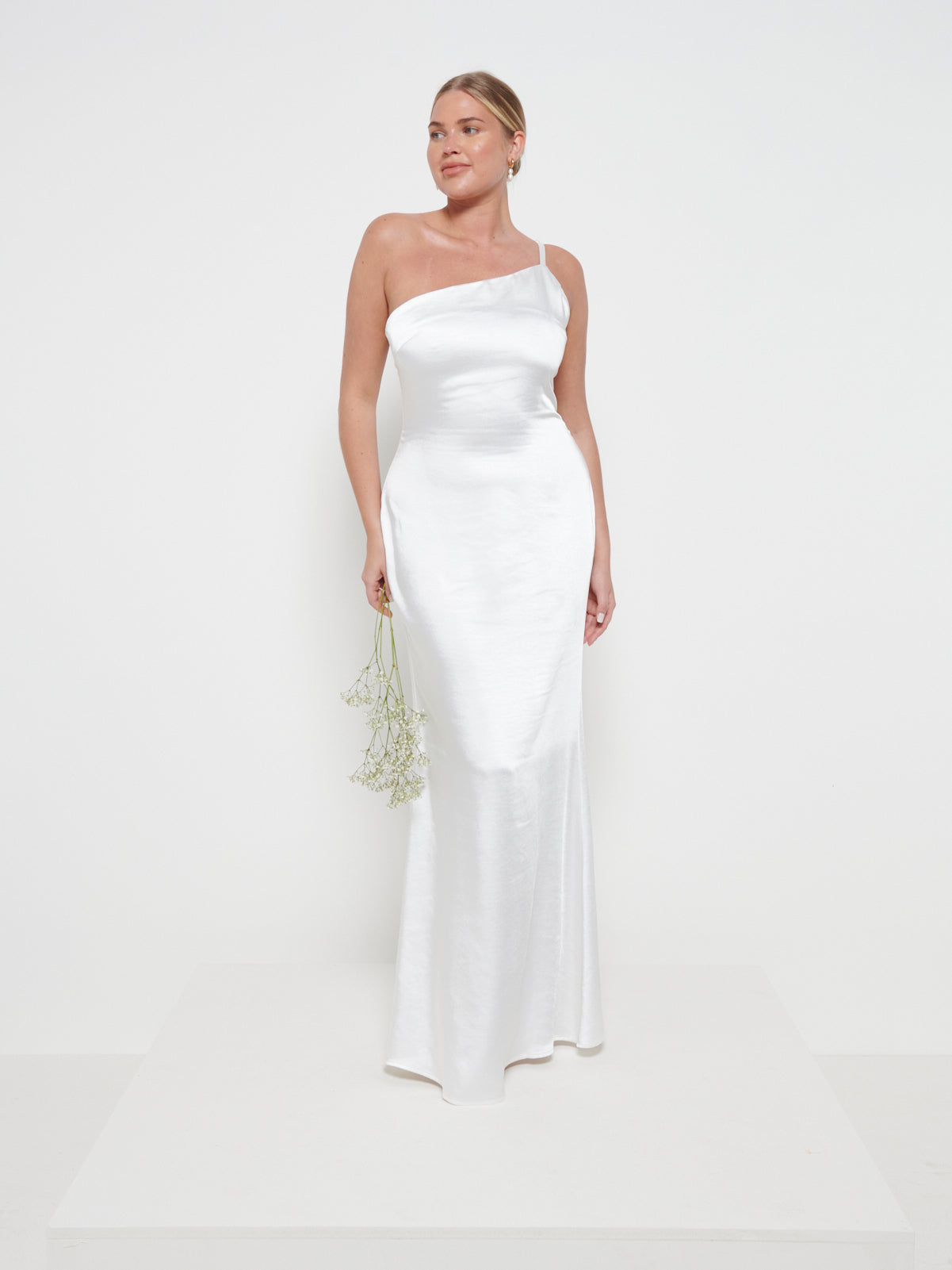 Amelia Maxi Bridesmaid Dress - Matte Ivory