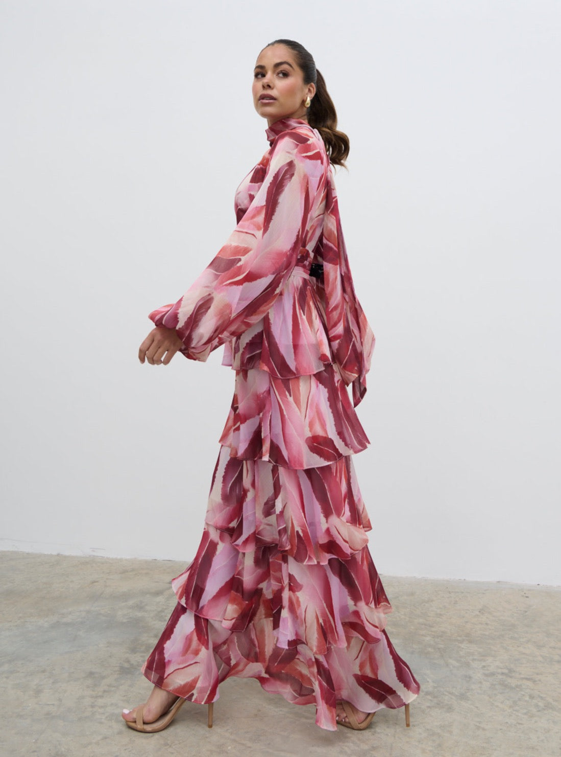 Bridie Halter Neck Ruffle Maxi Dress Clear Day Anley Embellished Halter Neck Ruffle Maxi Dress in Red | Oh Polly Bridie Halter Neck Ruffle Maxi Dress Clear Day Anley Embellished Halter Neck Ruffle Maxi Dress in Red | Oh Polly