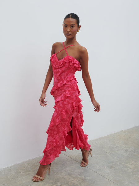 Aryana_Jacquard_Ruffle_Midaxi_