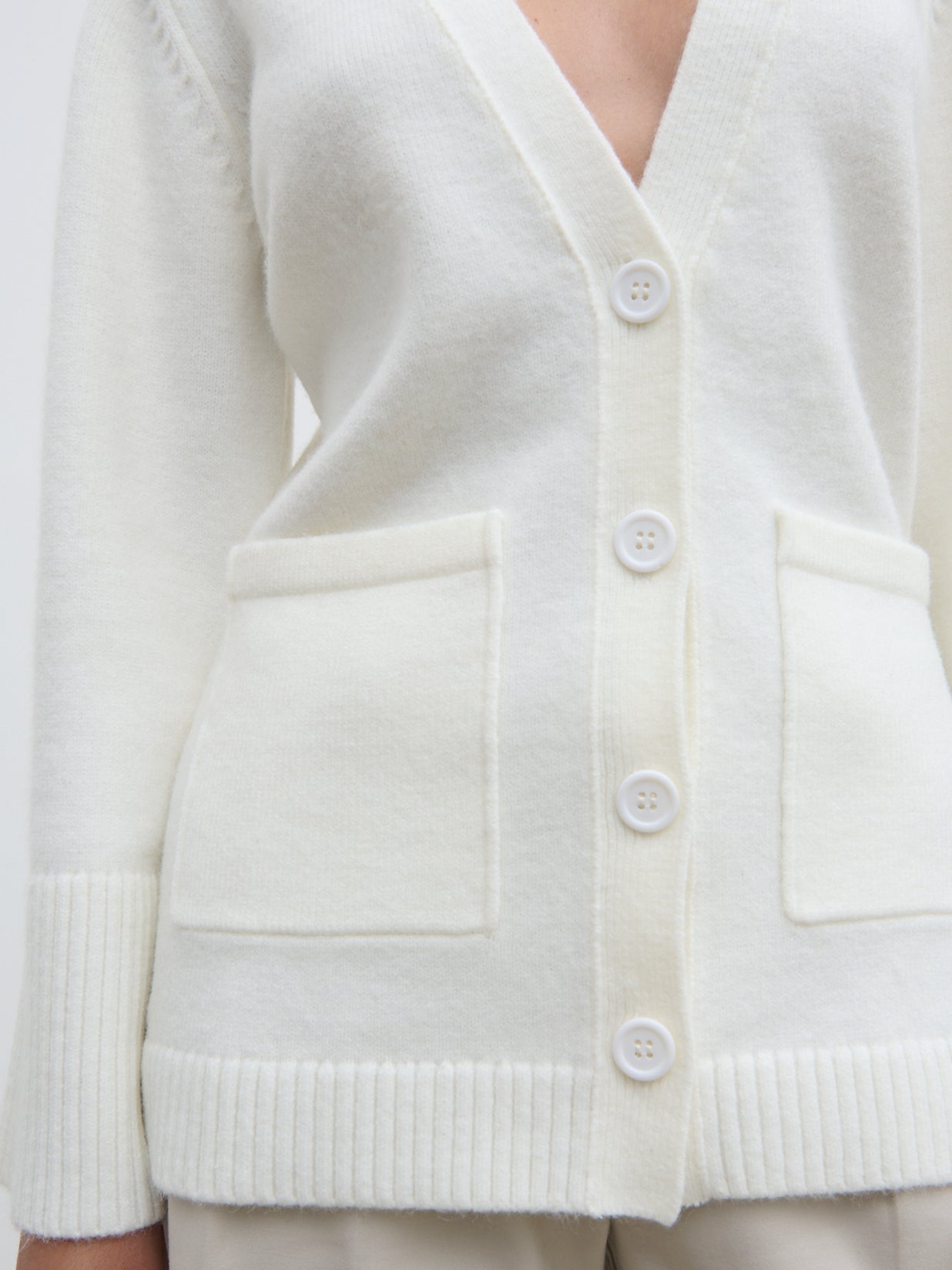 Autumn Knit Cardigan - Cream