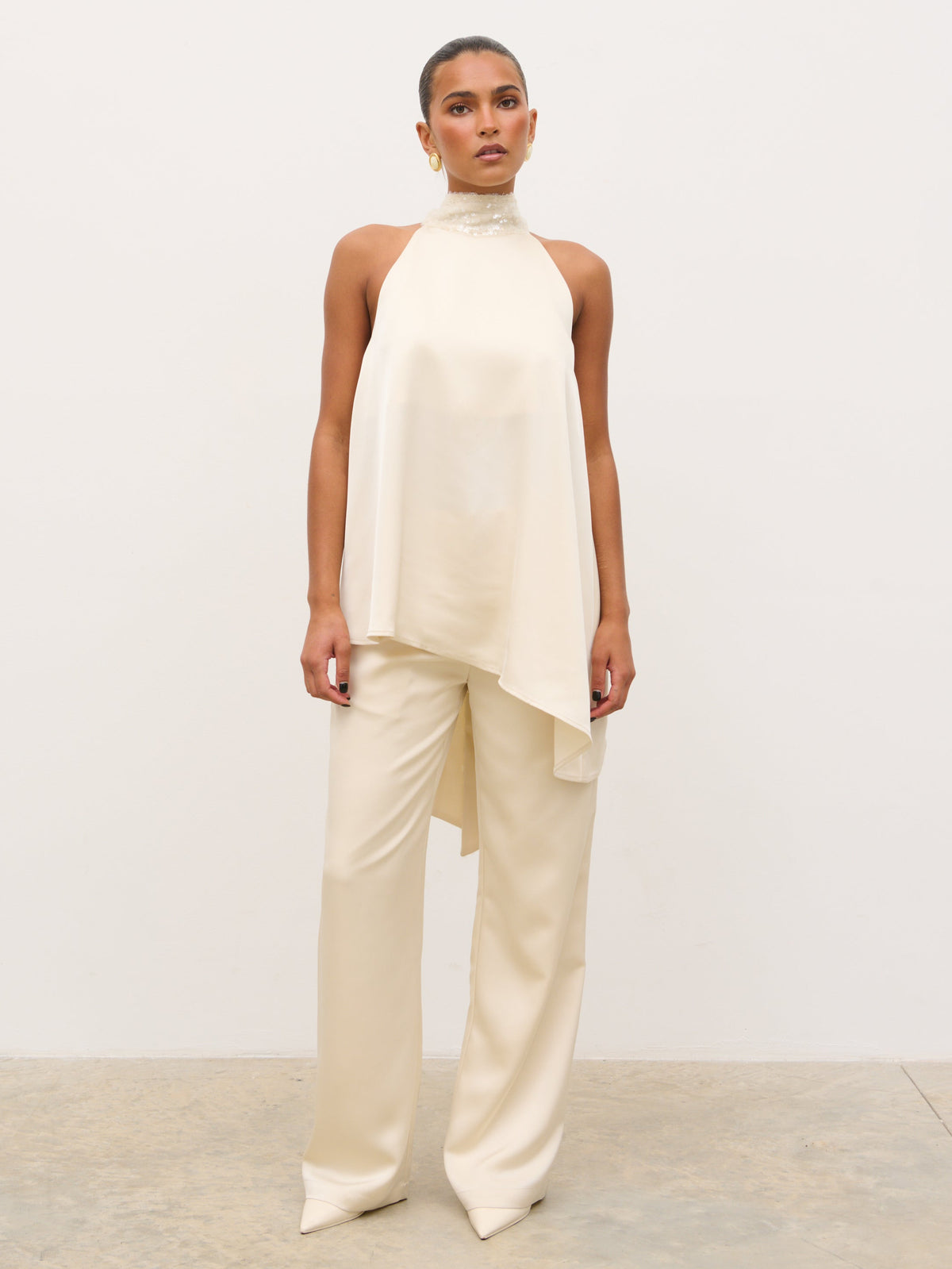 Breya Tailored Trousers Oyster