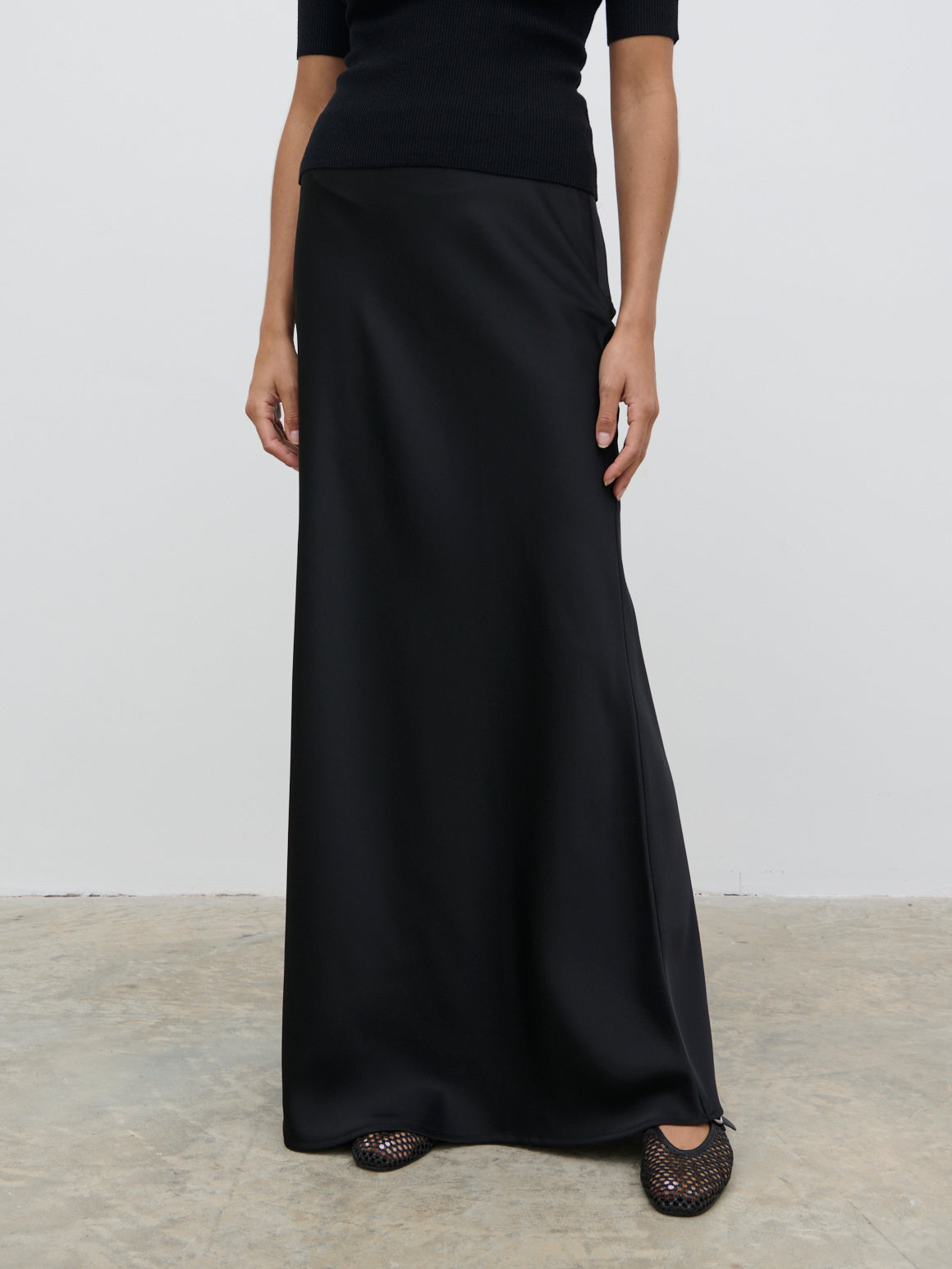 Breya Maxi Skirt - Black