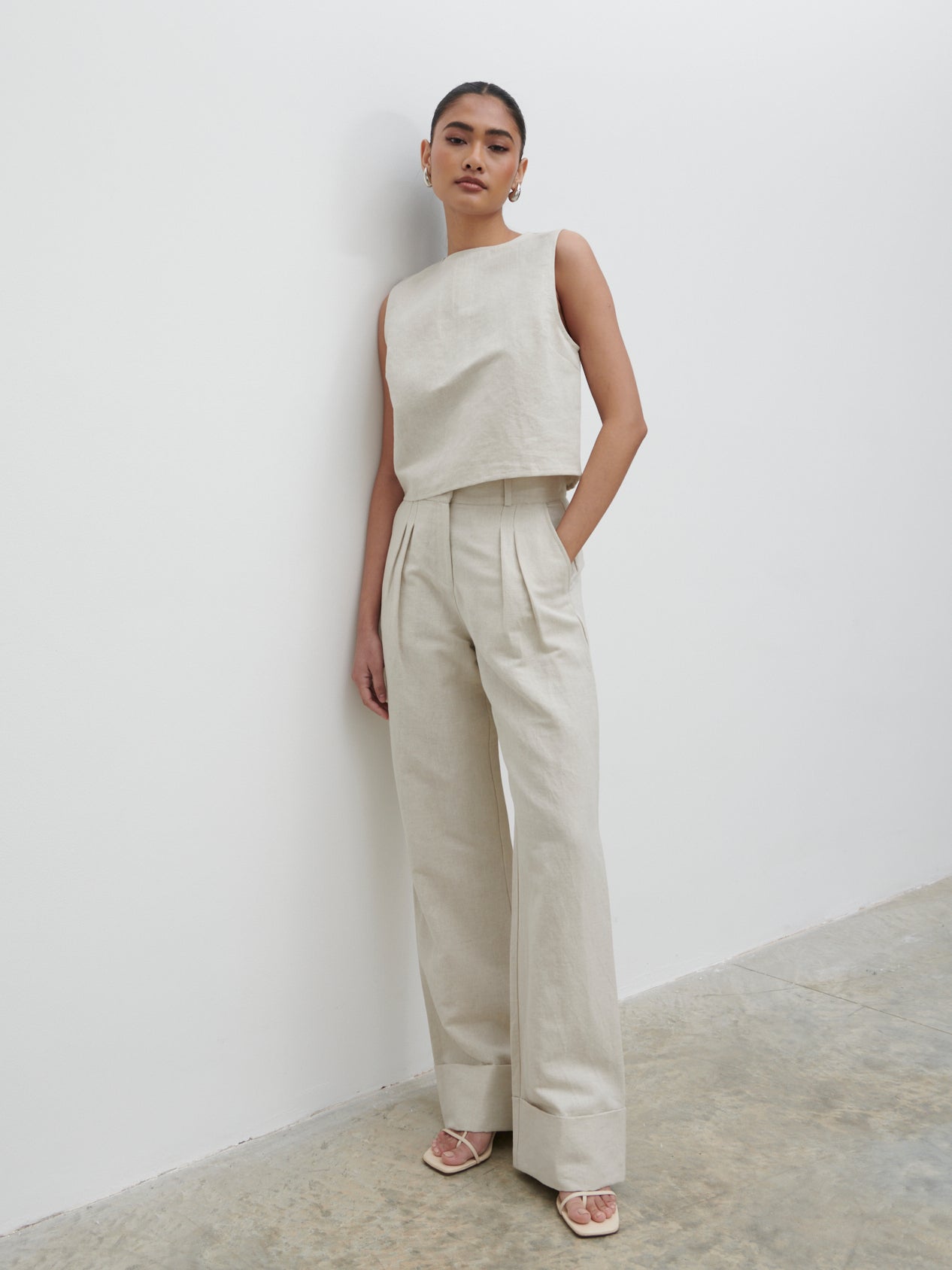 Bryony Linen Trousers - Natural