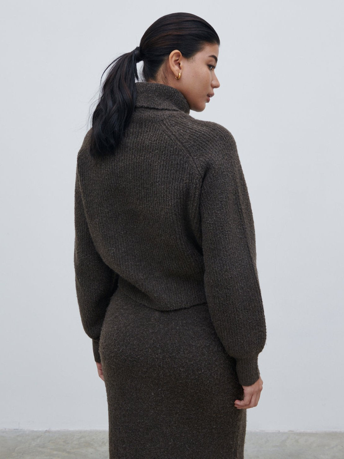 PIECES Pcremix Ls High Neck Knit Bc, berk, S PIECES Pcremix Ls High Neck Knit Bc, berk, S