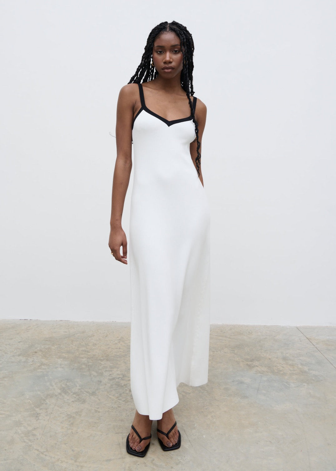 Cheryl Contrast Knit Dress