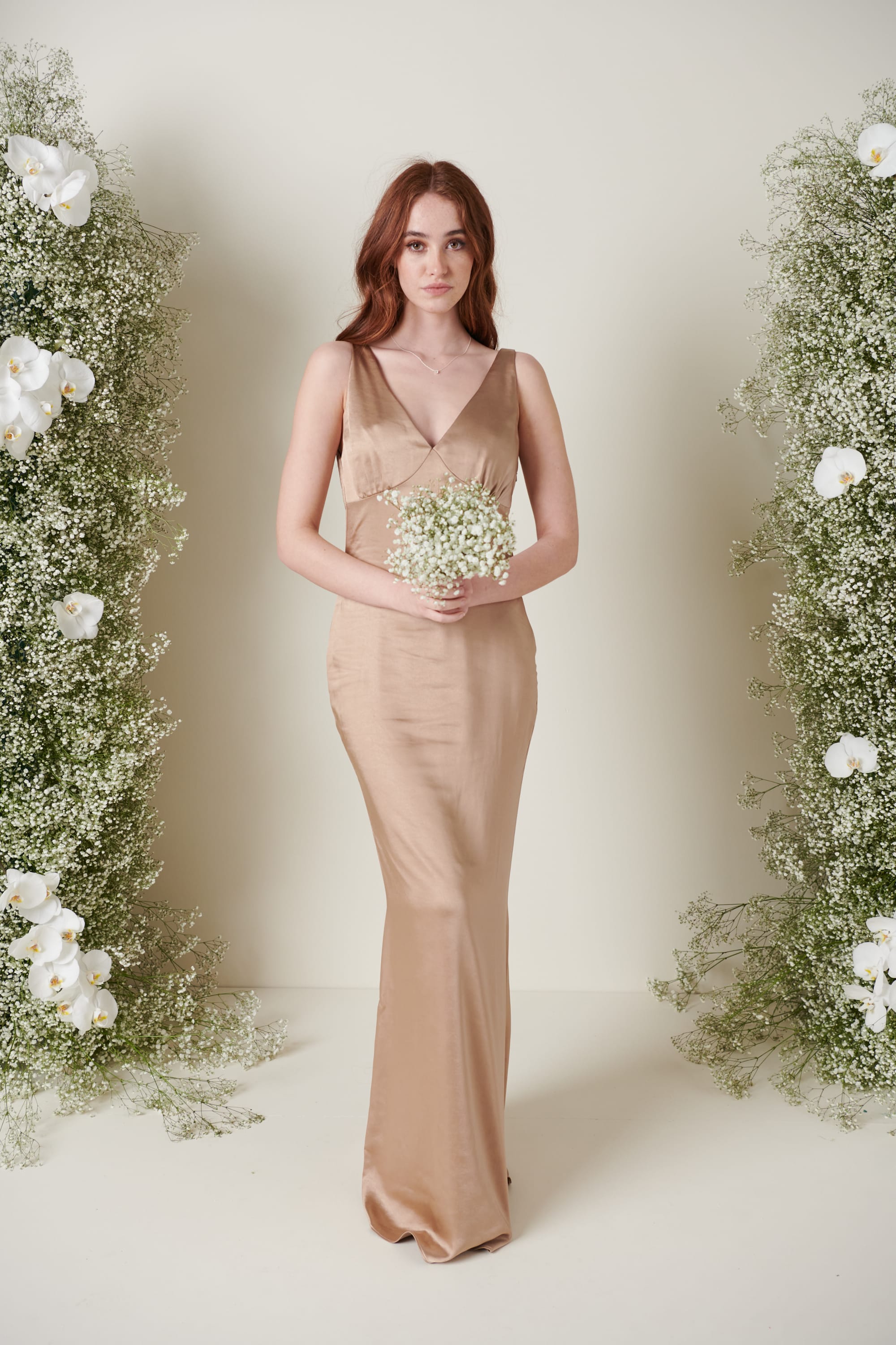 mocha bridesmaid dresses uk Light Brown Bridesmaid Mocha Bridesmaid Dresses Uk ASOS DESIGN Bridesmaid Satin Ruched Halter Neck Maxi Dress