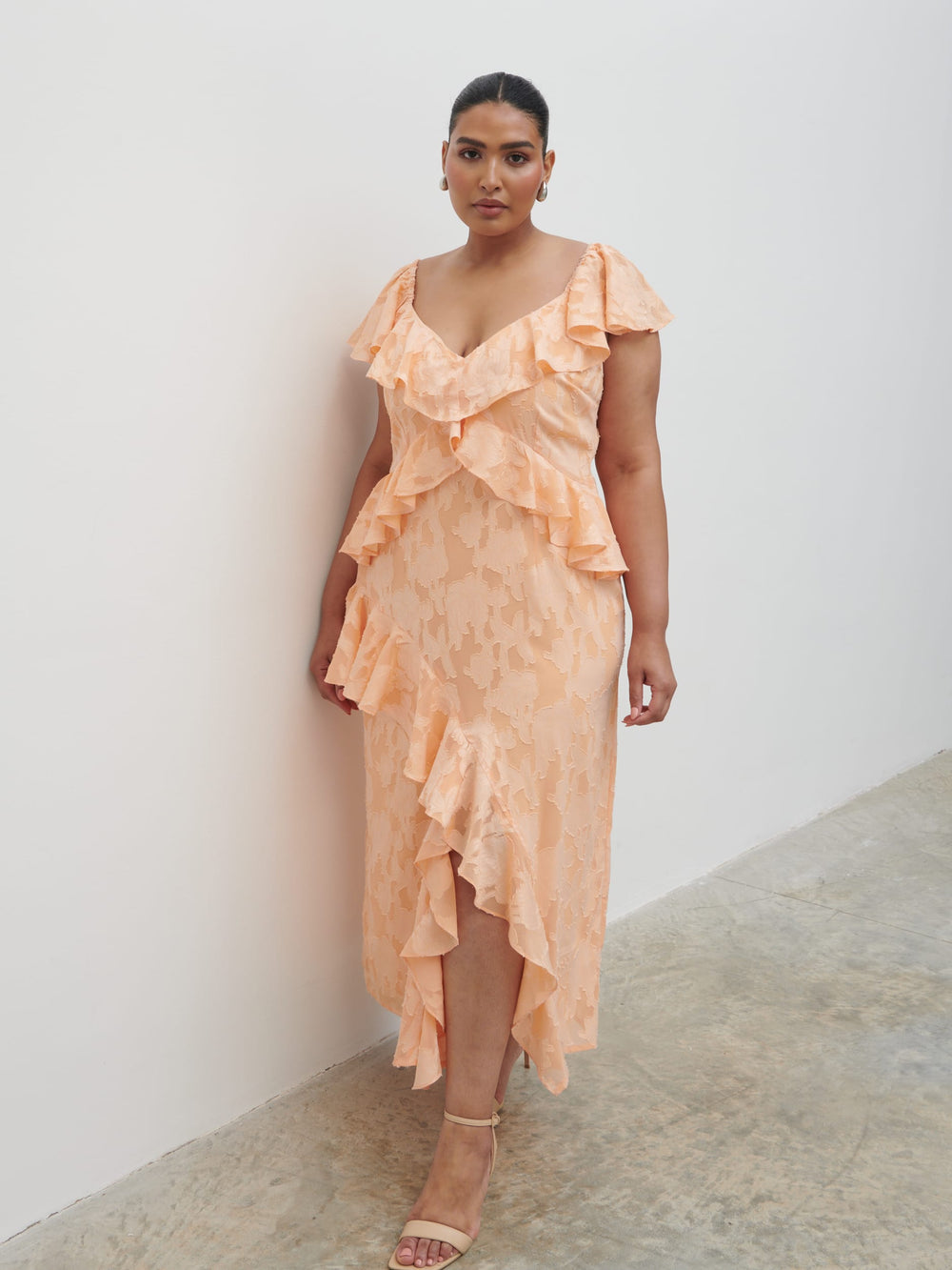 Wendy® | Sutton Ruffle Midaxi Dress main image 0