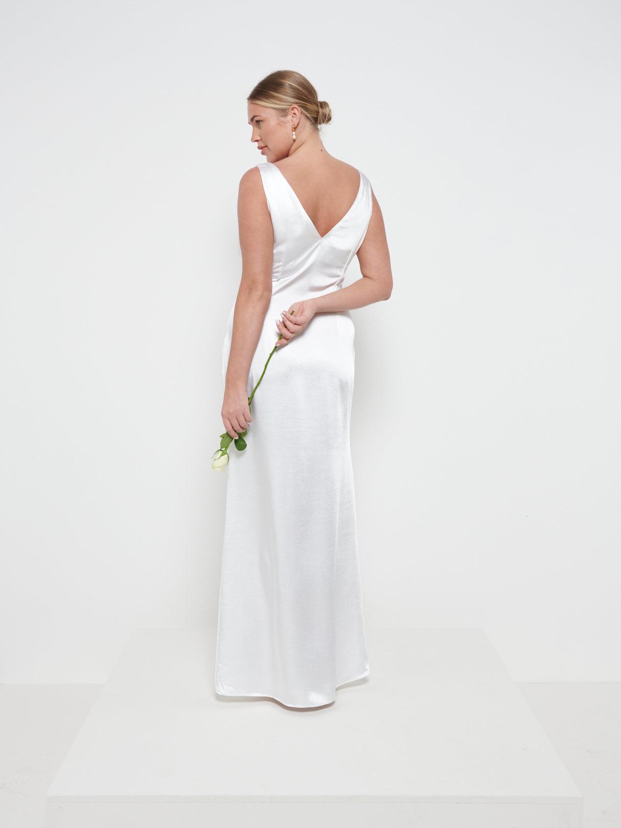 Esmee Maxi Bridesmaid Dress - Matte Ivory