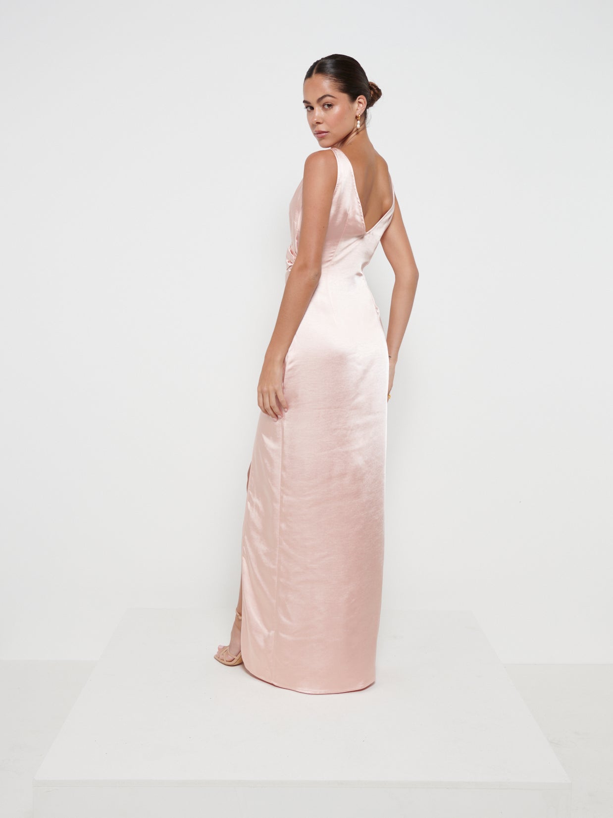 liena bridesmaid dresses Ophelia Sweetheart A-Line Stretch Satin Bridesmaid Dress