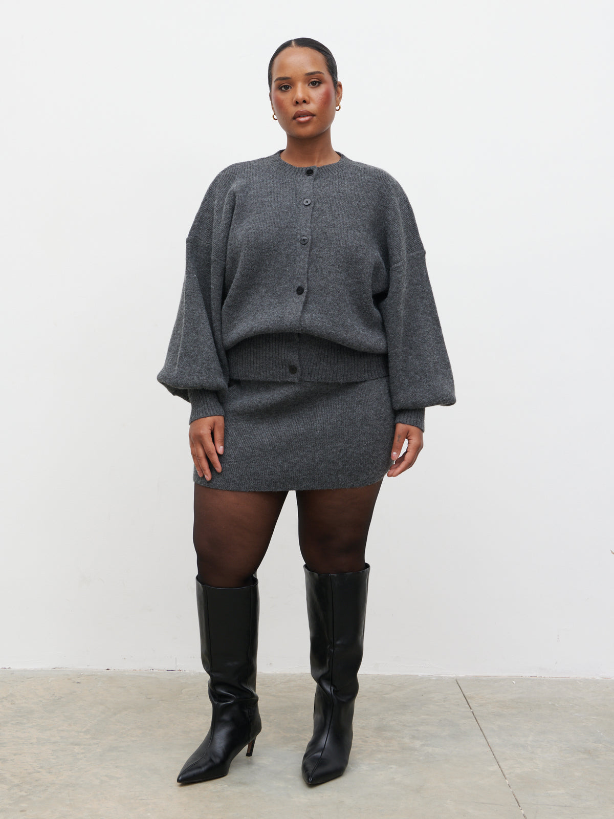 Etta Knit Mini Skirt Curve
