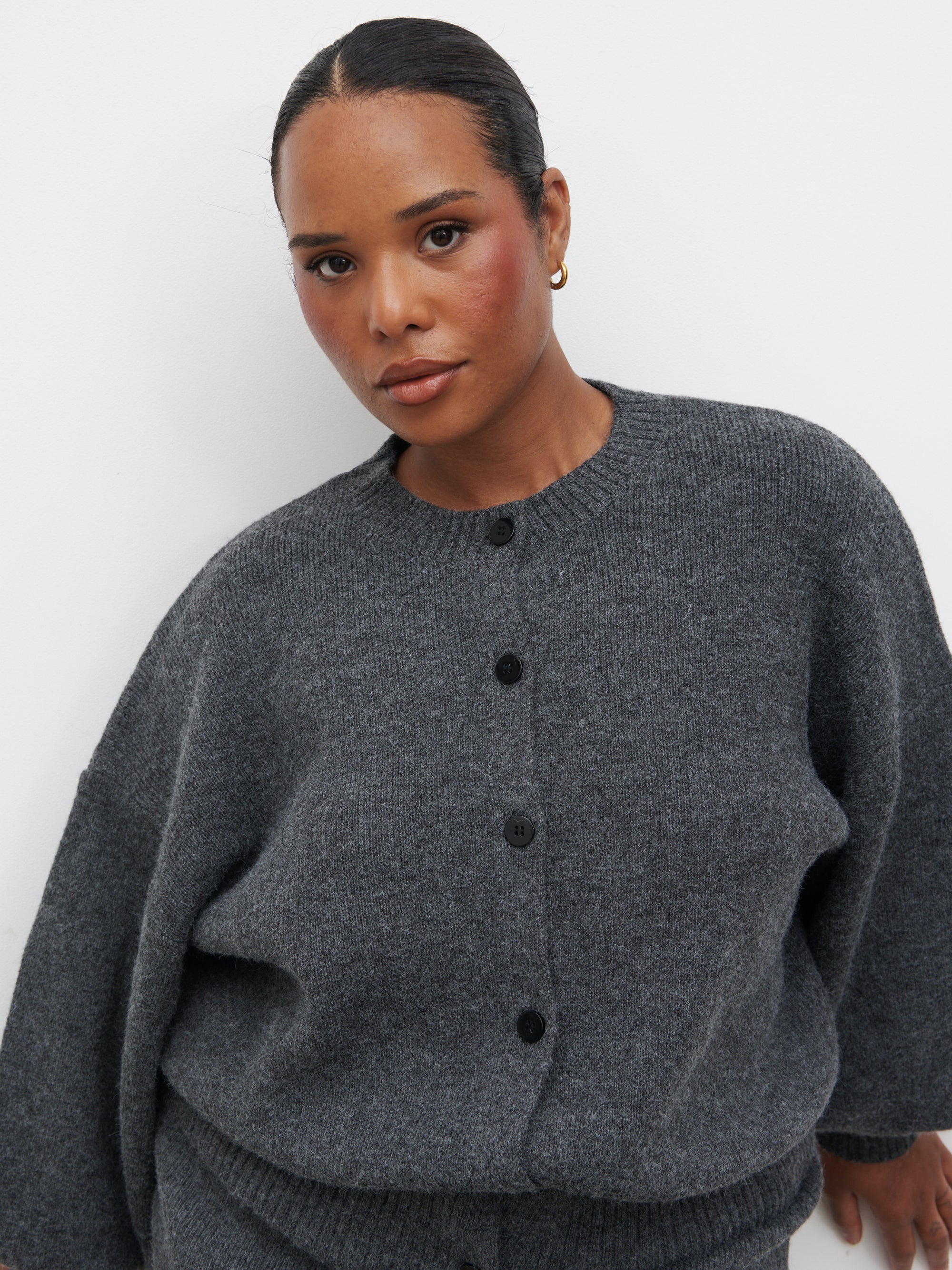 Etta Knit Bomber Curve