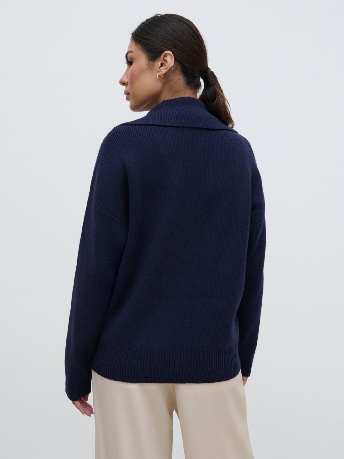 Fallon Knit Cardigan - Navy