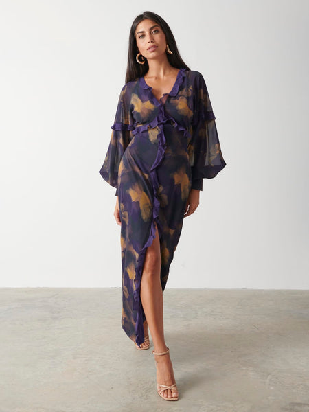 Francesca Frill Maxi Dress