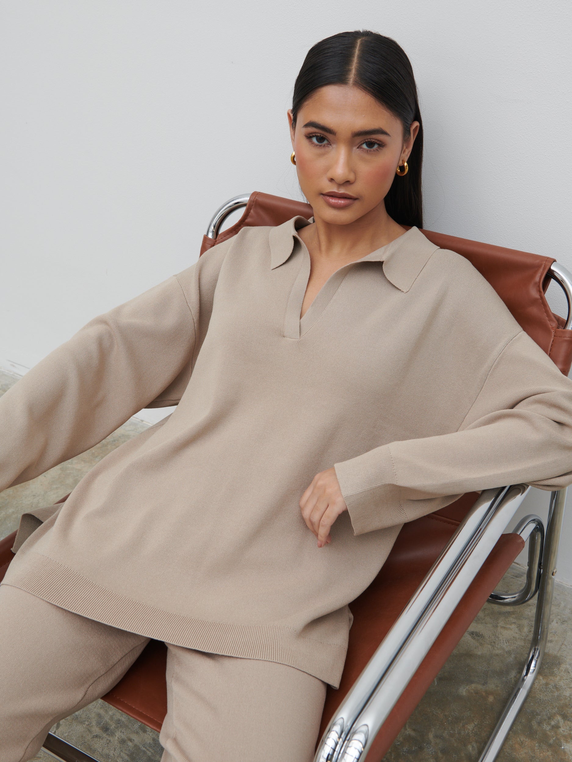 Beige Oversize Jumpers Ladies Oversized Sweater Ladies Cable Knit