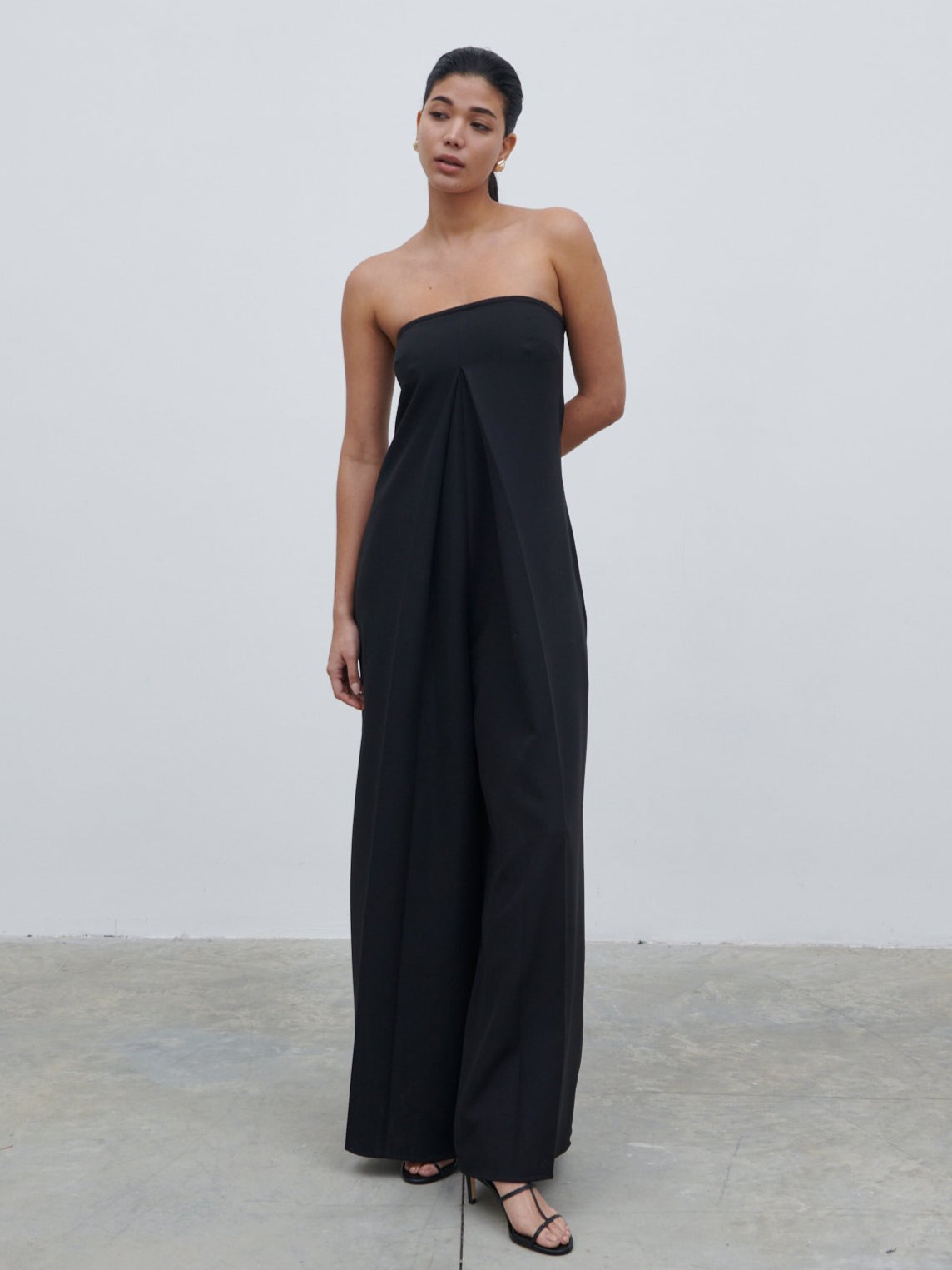 Jaden Bandeau Wide Leg Jumpsuit - Black