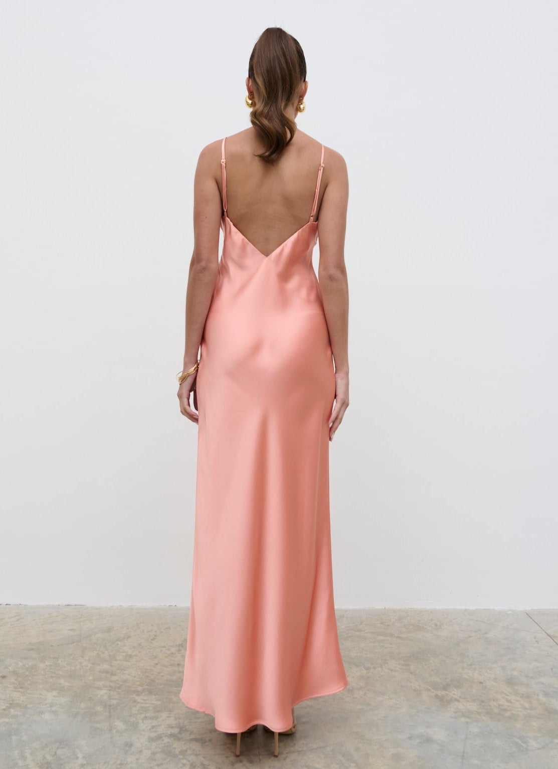 Jode Maxi Dress - Apricot Ice