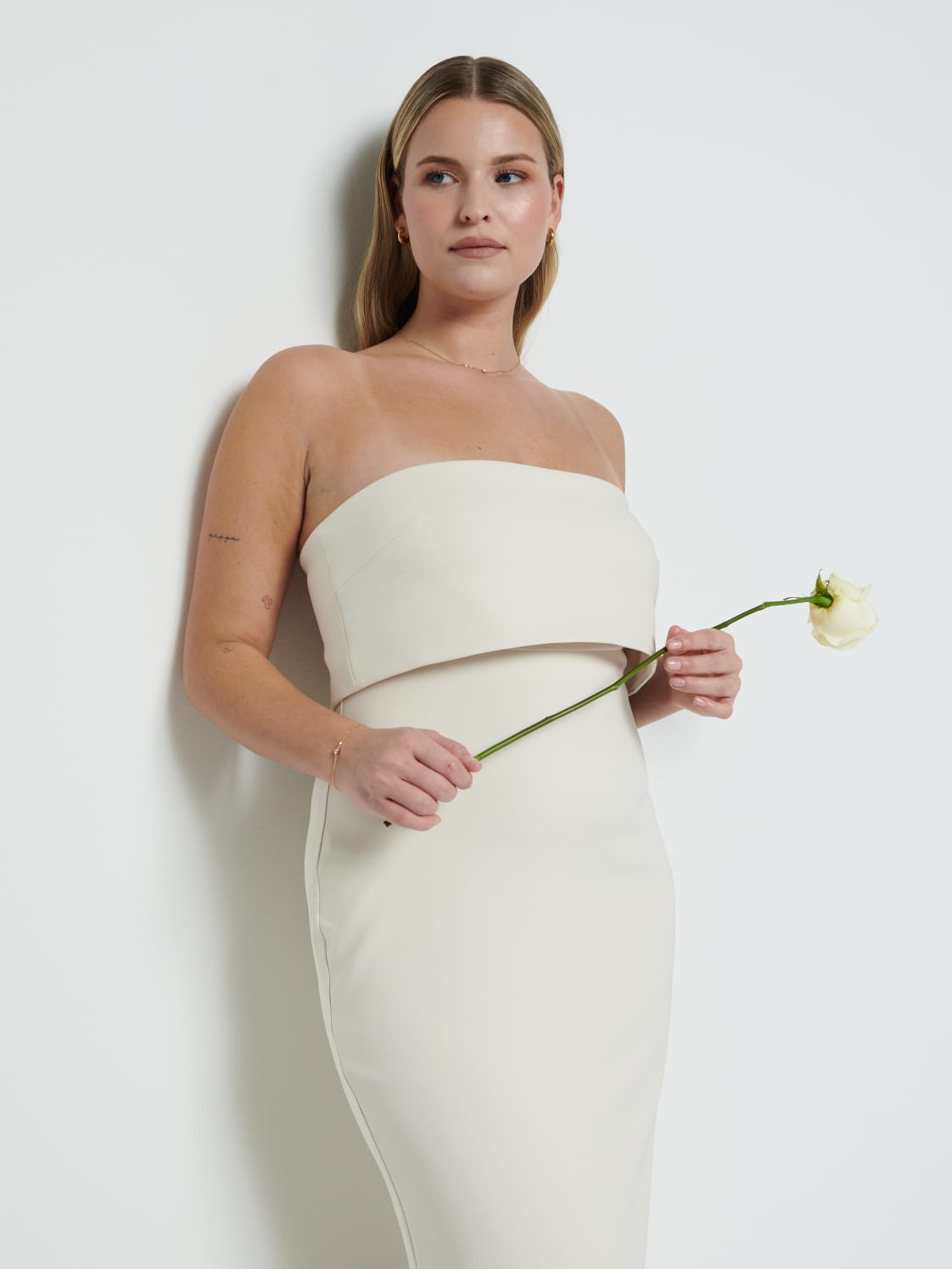 julia crepe maxi bridesmaid dress Julia Crepe Maxi Bridesmaid Dress - Blush | Pretty Lavish