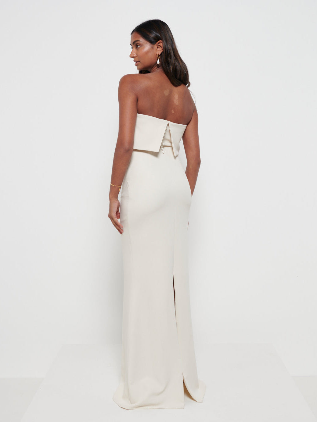 julia crepe maxi bridesmaid dress Julia Crepe Maxi Bridesmaid Dress - Olive