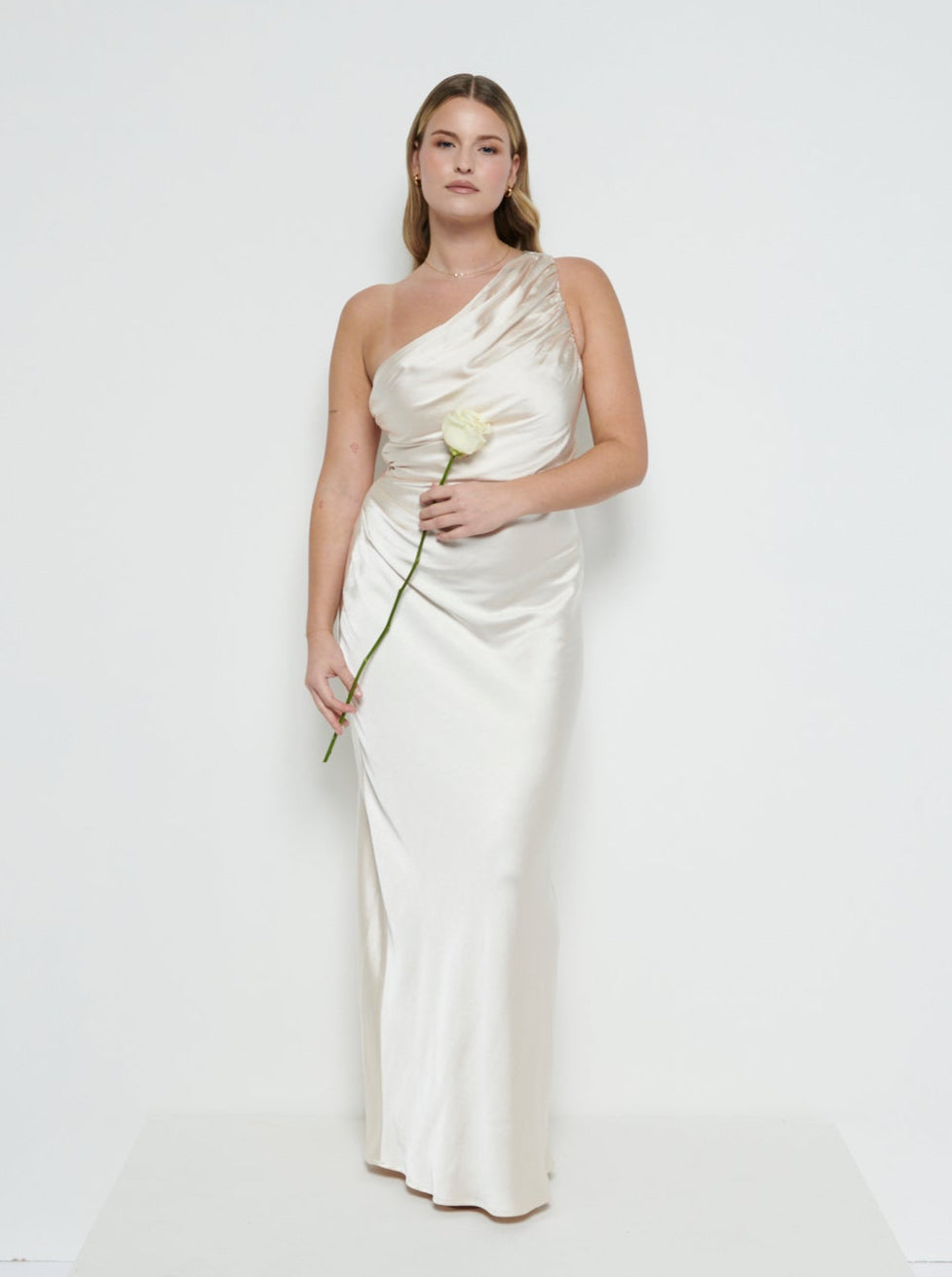 Juliet Ruched Maxi Bridesmaid Dress