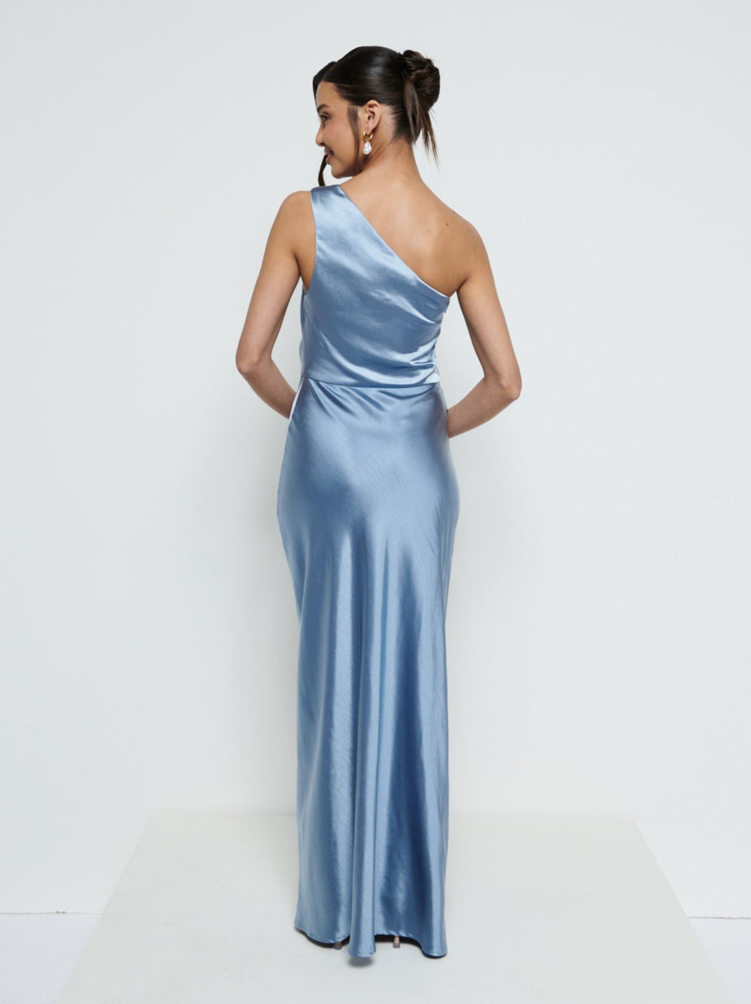 juliet ruched maxi bridesmaid dress chocolate bridesmaid dresses Juliet Ruched Maxi Bridesmaid Dress