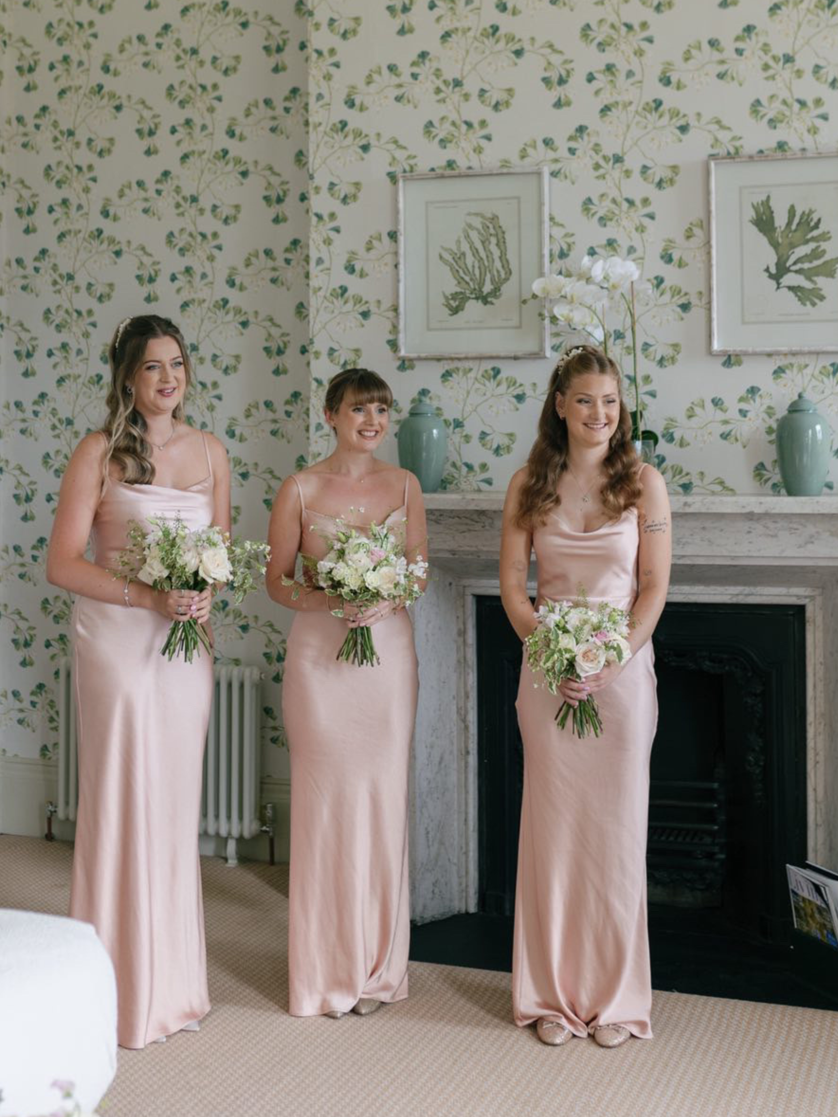 Keisha Maxi Bridesmaid Dress Matte Blush
