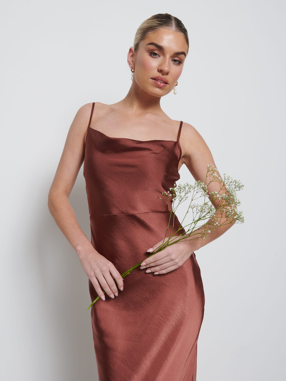 KEISHA LACE DETAIL MAXI DRESS main image 1