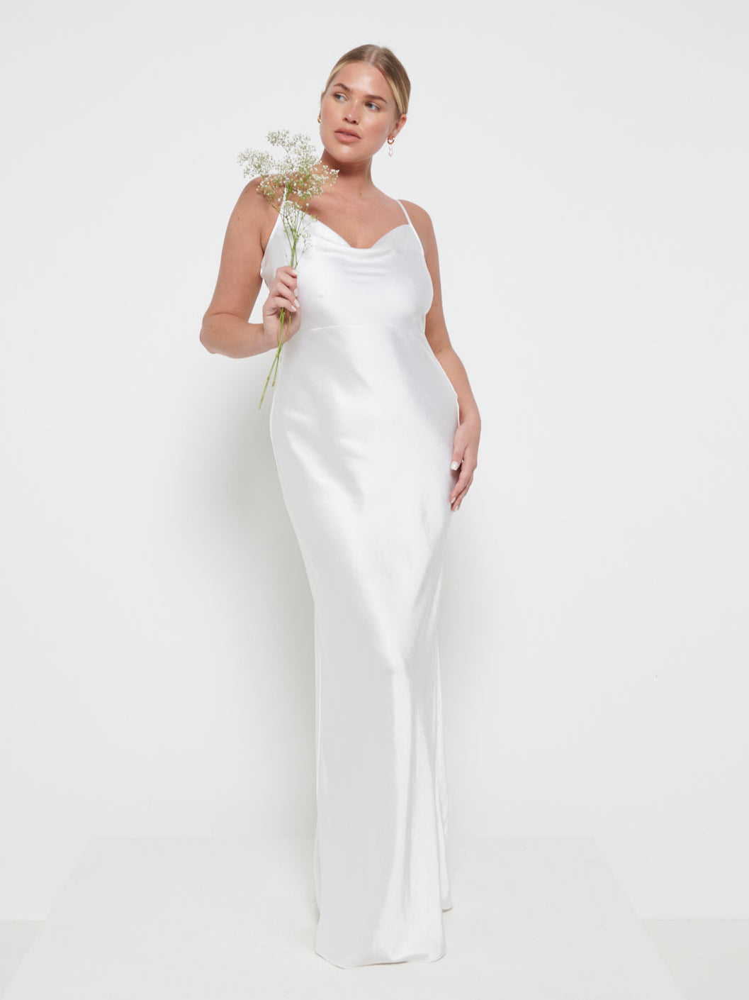 Keisha Maxi Bridesmaid Dress - Matte Ivory Pretty Lavish Keisha Maxi Bridesmaid Dress - Matte Ivory Pretty Lavish