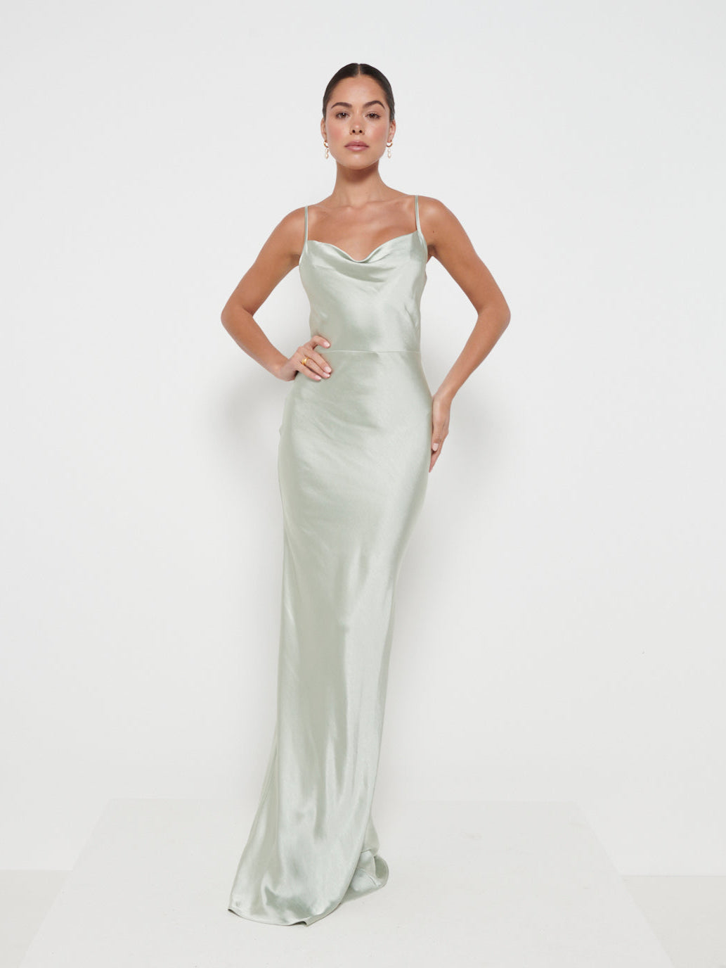 keisha maxi bridesmaid dress - matte olive reviews Keisha Maxi Bridesmaid Dress
