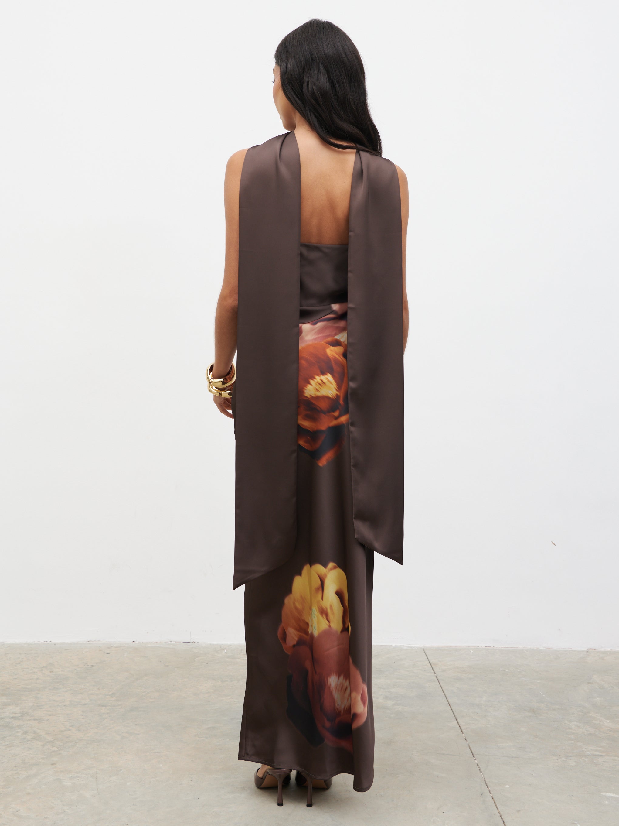Keisha Scarf Maxi Dress