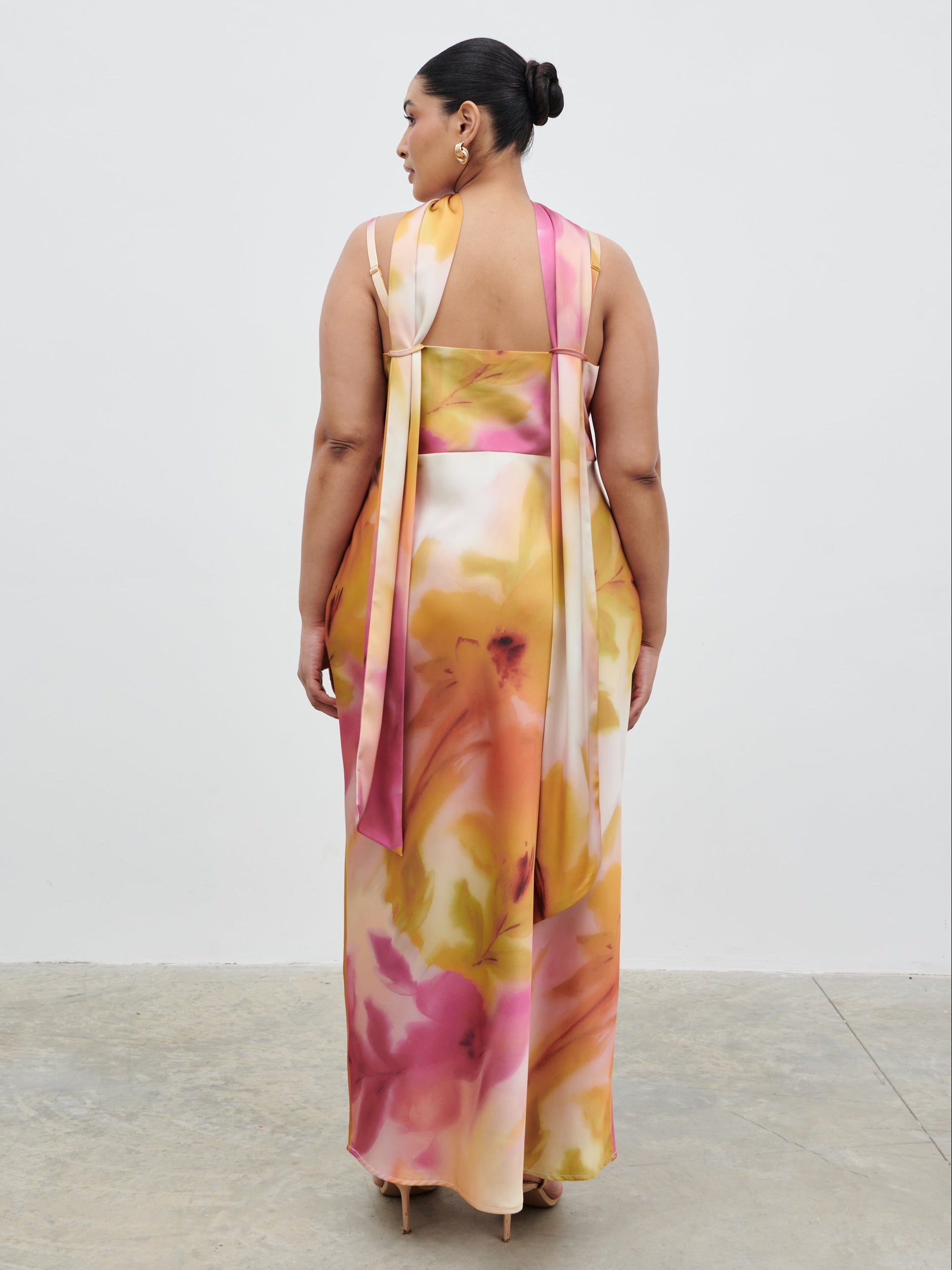 sachin and babi light blue dress Dusty Pink Tribal Polyester Kaftan for Women Plus Size 1x-3x