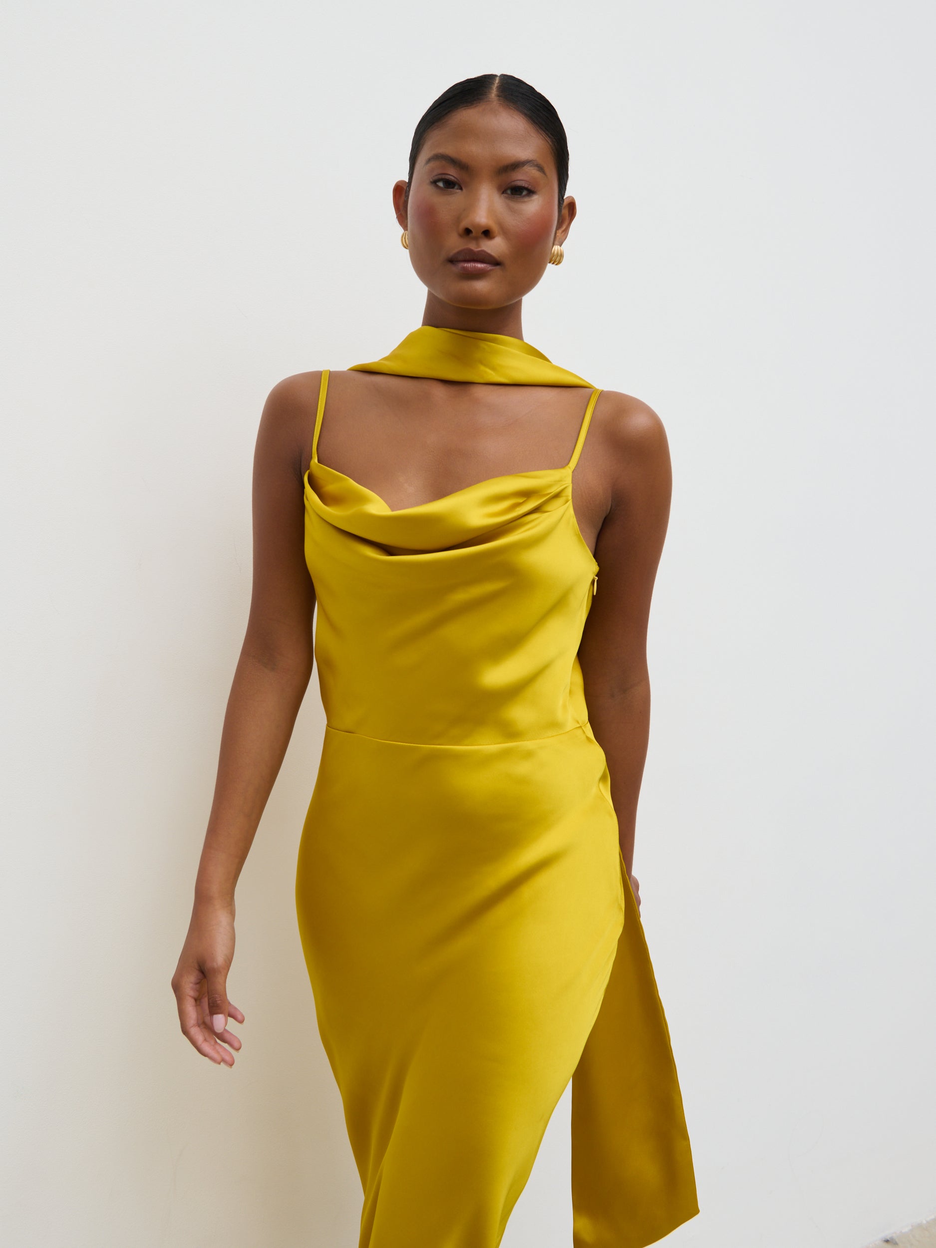 Keisha Scarf Midaxi Dress
