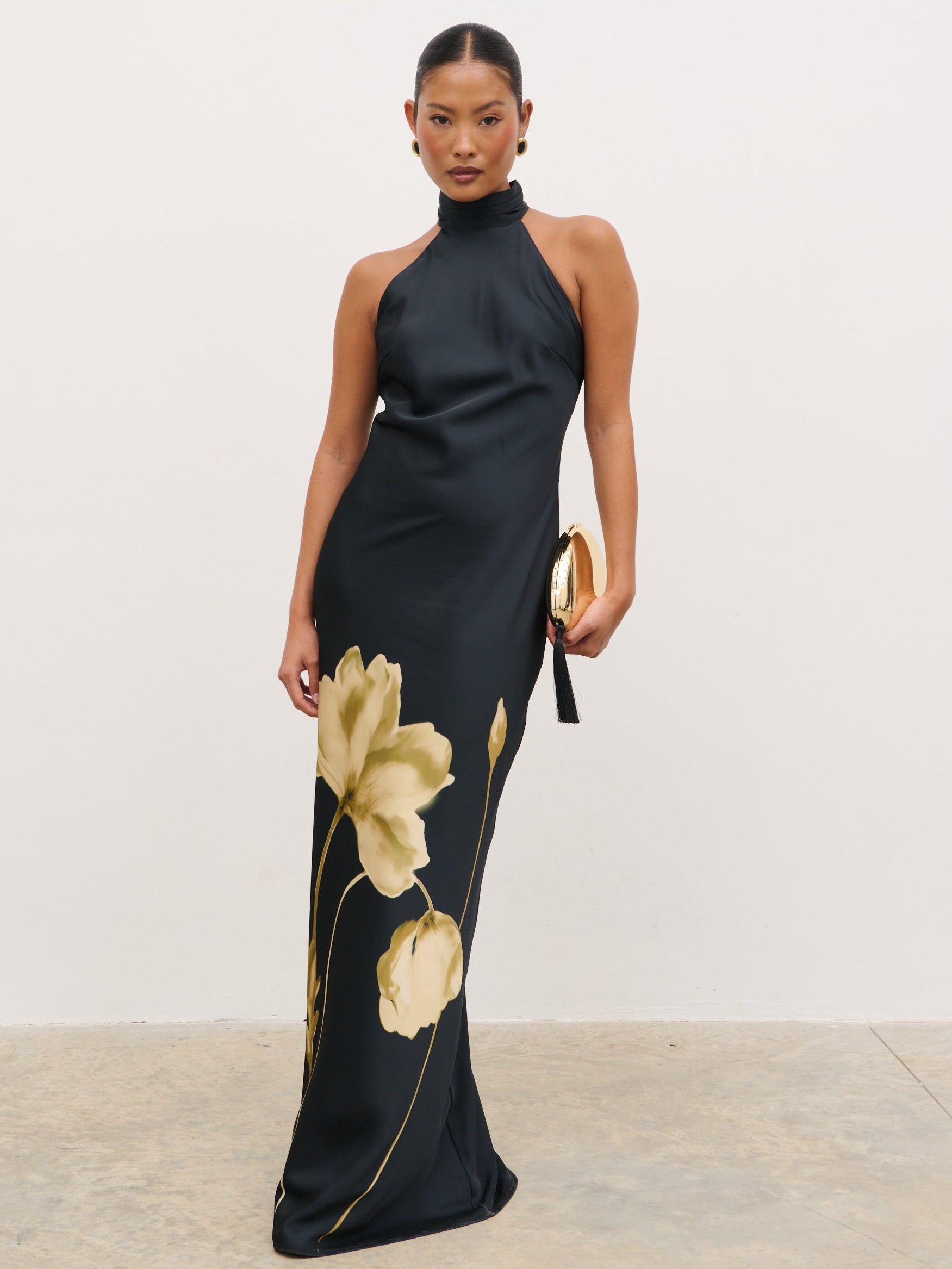 Kiara Halterneck Maxi Dress