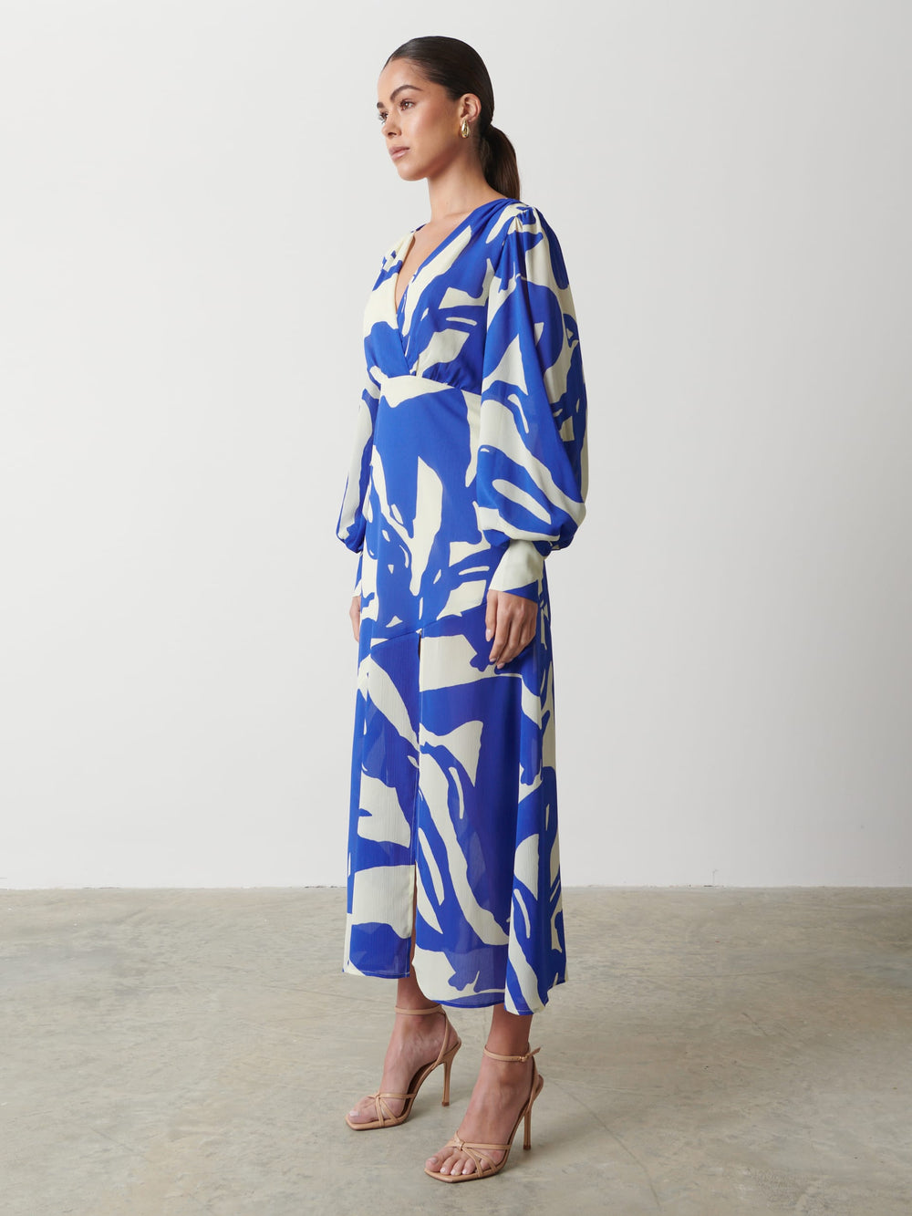 Wrenlianna-M Dress - Blue Valana Print
