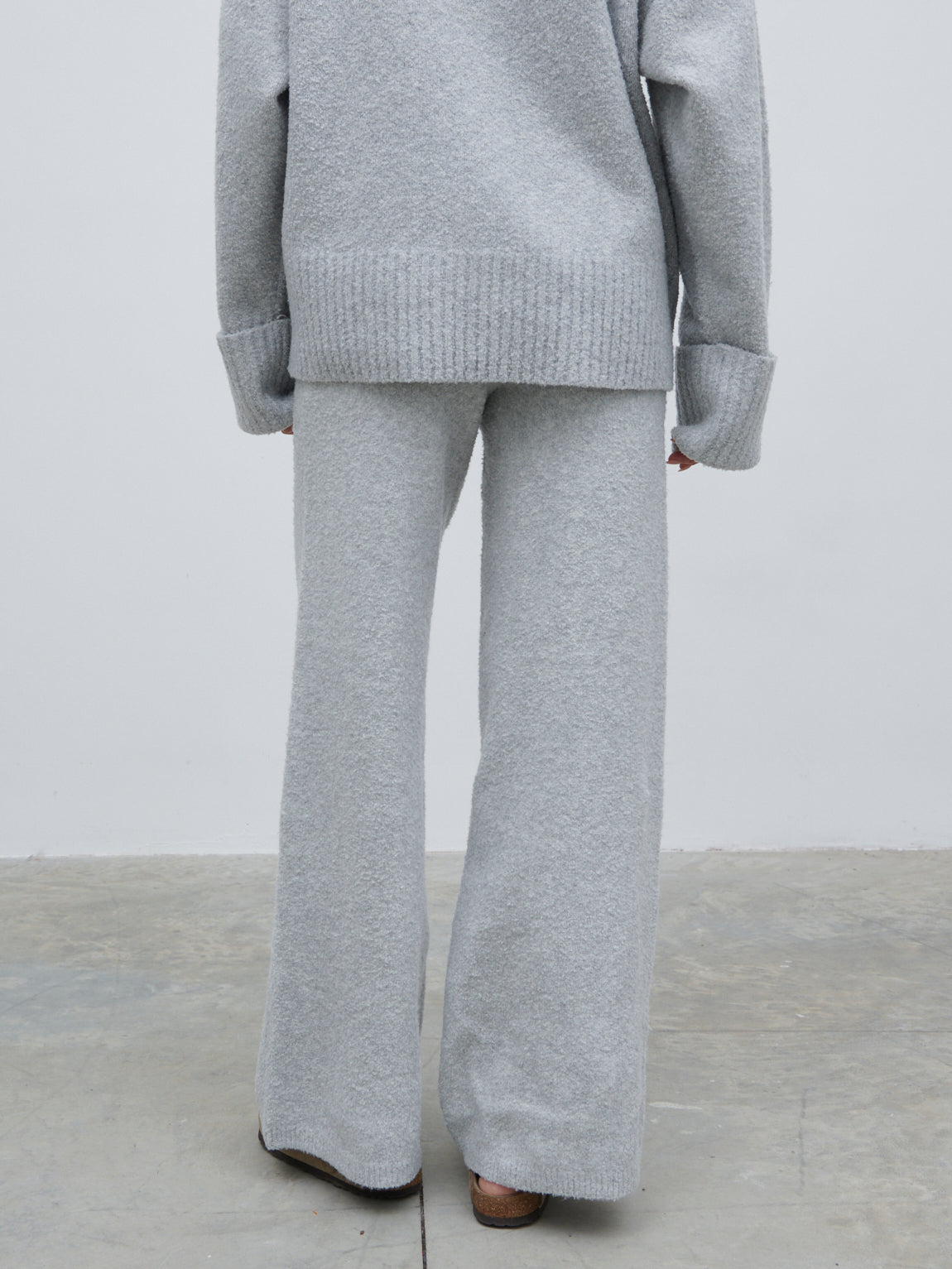 Millie Knit Trousers - Grey