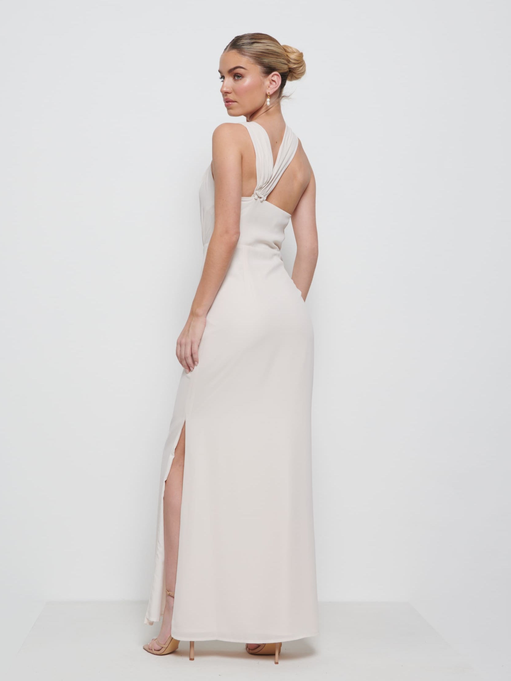 Milly Chiffon Bridesmaid Dress Champagne