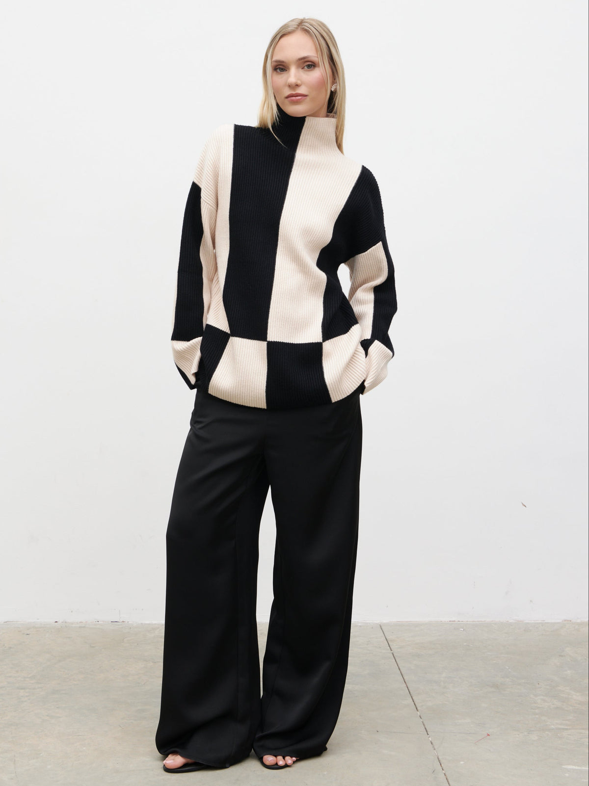 Nayah Jumper Cream Stripe