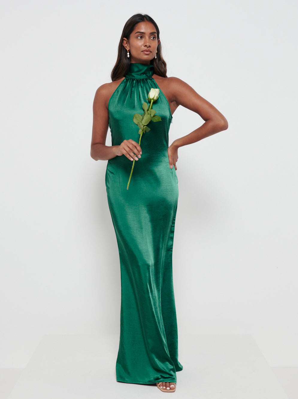 jade green bridesmaid dresses Eva Size M 3329 Hunter Green Bridesmaid Dress
