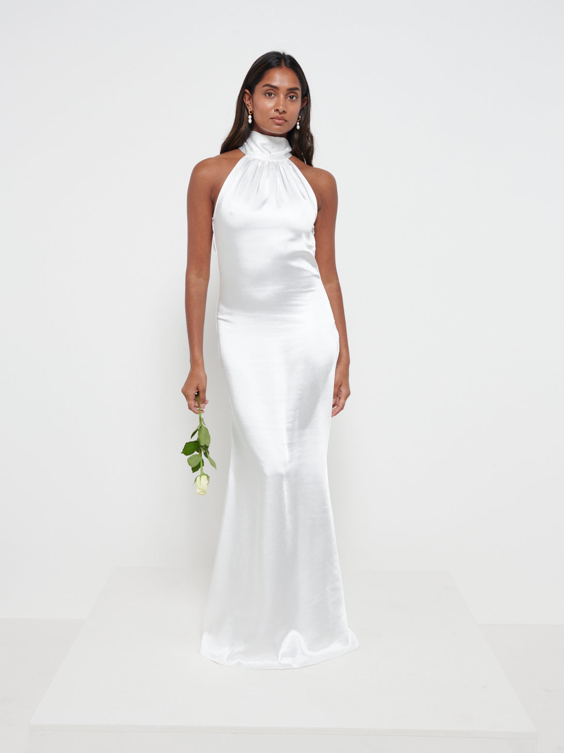 Odelle Maxi Bridesmaid Dress - Matte Ivory